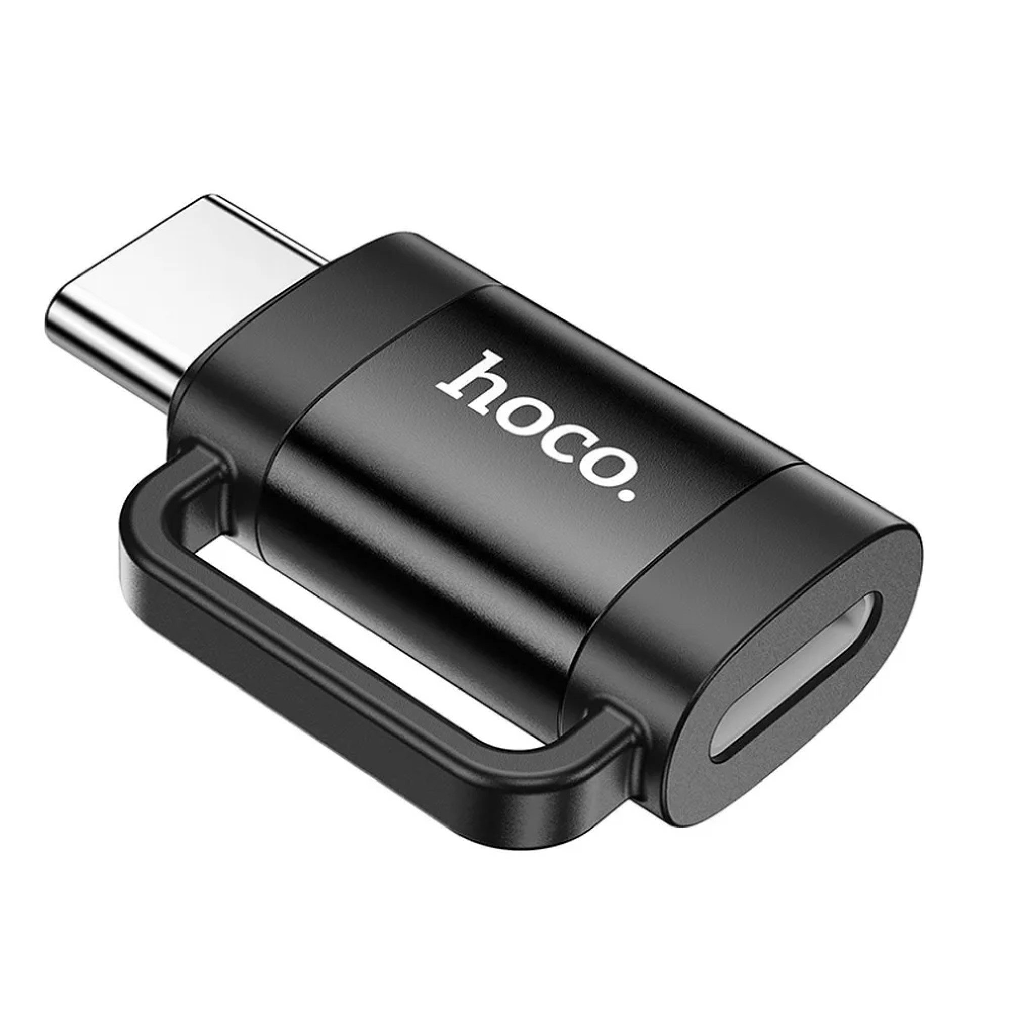hoco. OTG-Adapter Typ C (männlich) auf iPhone-Anschluss (weiblich) 3A Smartphone-Adapter