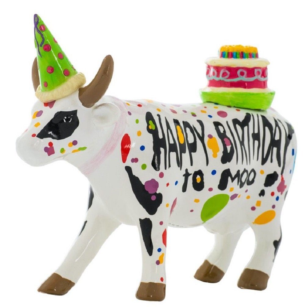 CowParade Tierfigur Happy Birthday Cow - Cowparade Kuh Medium