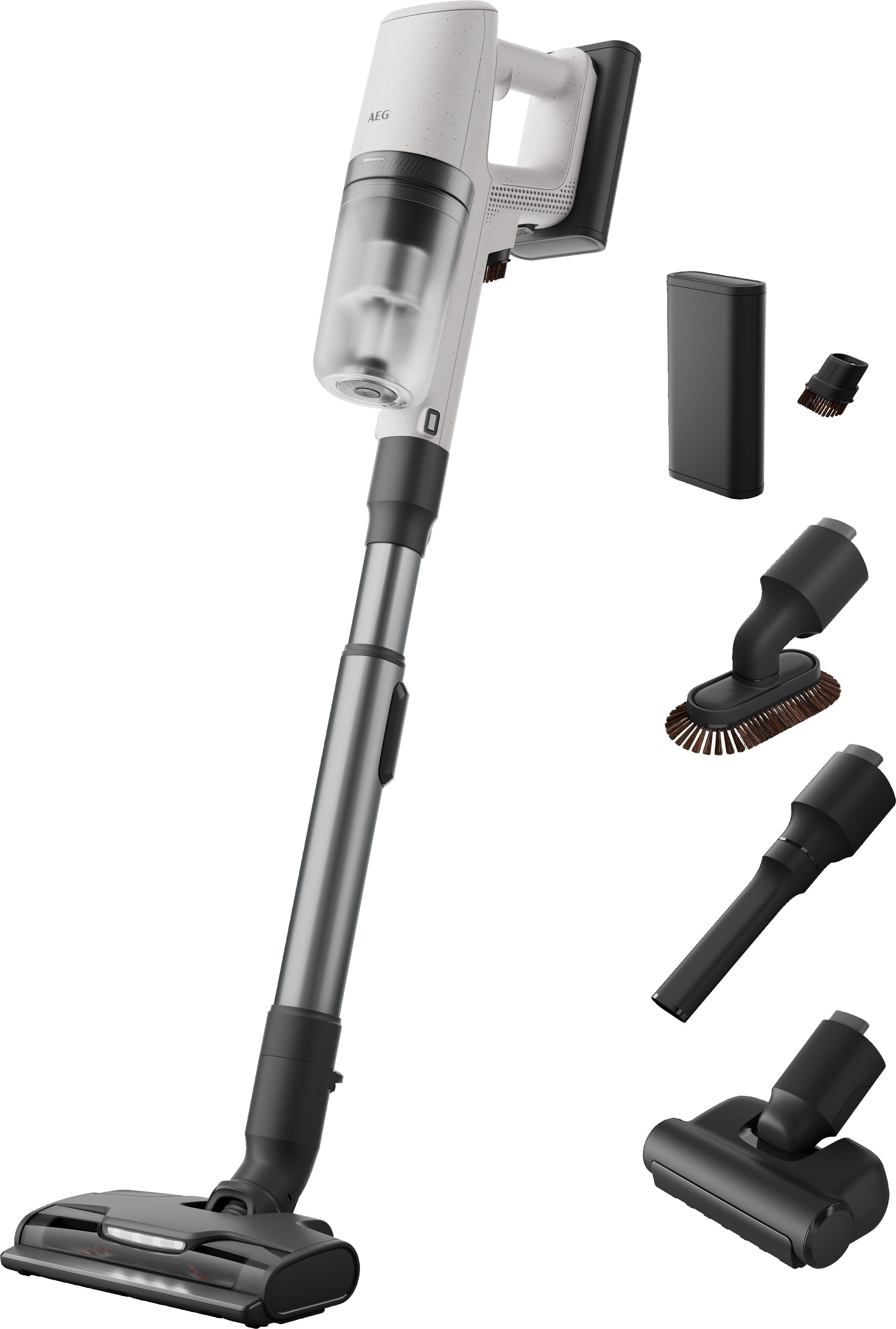 AEG Akku-Hand-und Stielstaubsauger ULTIMATE 8000 (AP82A25SHX), beutellos, mit 2 Wechsel-Akkus & Automodus, - unterbrechungsfreies, smartes Reinigen