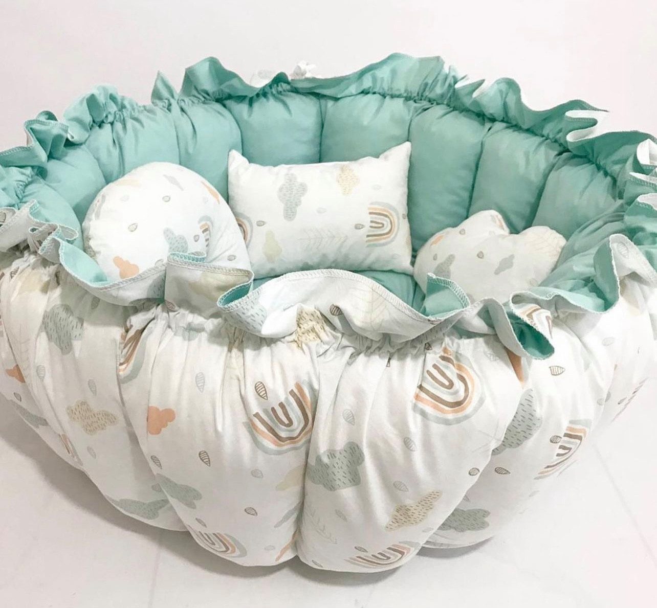 Baby Fancyroom Bettnestchen 2in1 Spielmatte Nestchen günstig online kaufen
