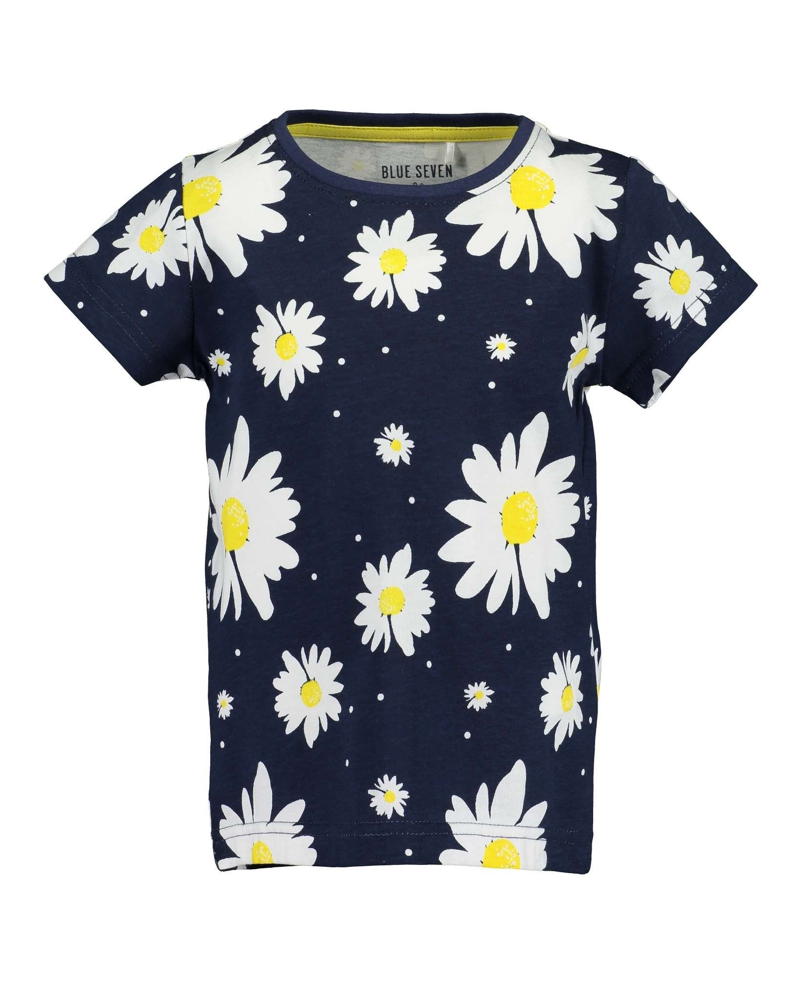 Seven im Mädchen T-Shirt (2-tlg) mit Seven Frontprint Blue Blue Sommer-Shirts Doppelpack