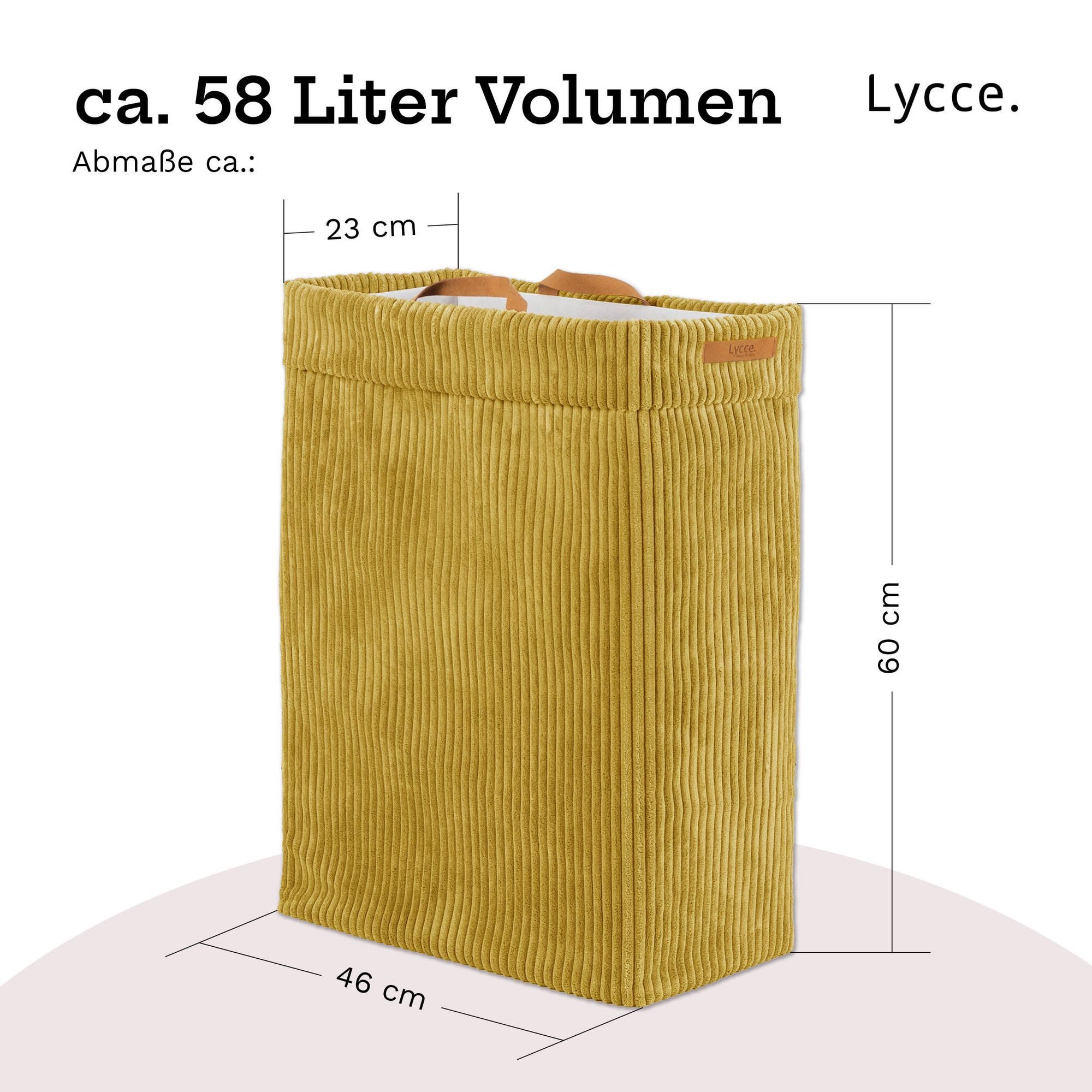 Lycce Wäschekorb Lycce Wäschekorb Cord – faltbar, waschbar & perfekt für Nischen – Bild 3 von 5