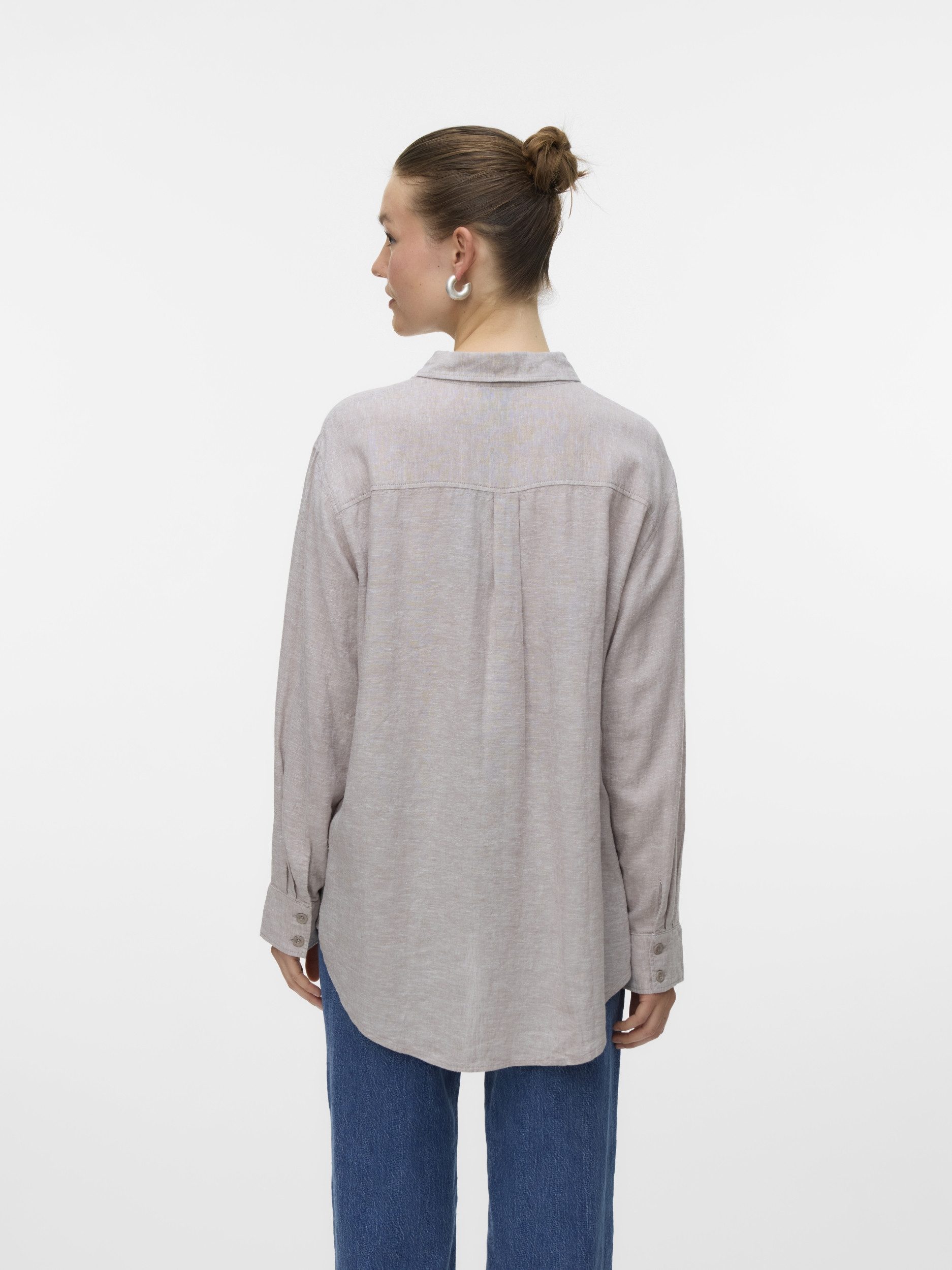Vero Moda T-Shirt VMLINN LS SHIRT WVN NOOS