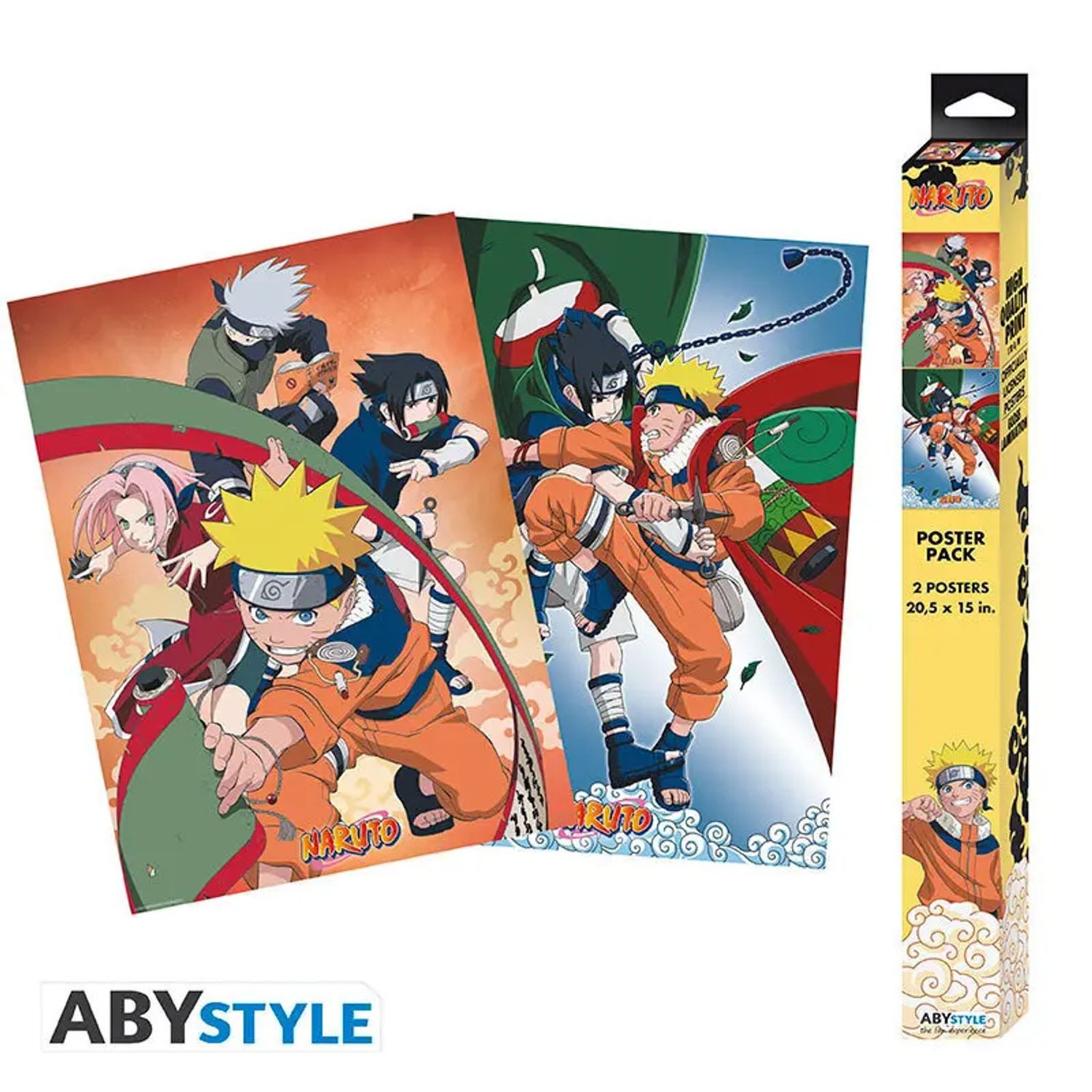 Abysse Poster ABYstyle - Naruto Set 2 Chibi Posters Team 7