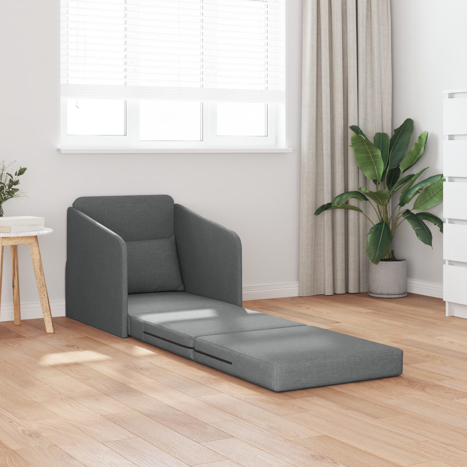vidaXL Sofa Schlafsessel 2-in-1 Dunkelgrau 65x80x83 günstig online kaufen