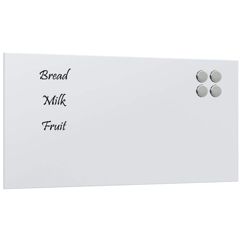 vidaXL Magnettafel Magnettafel Wandmontage Weiß 80x40 günstig online kaufen