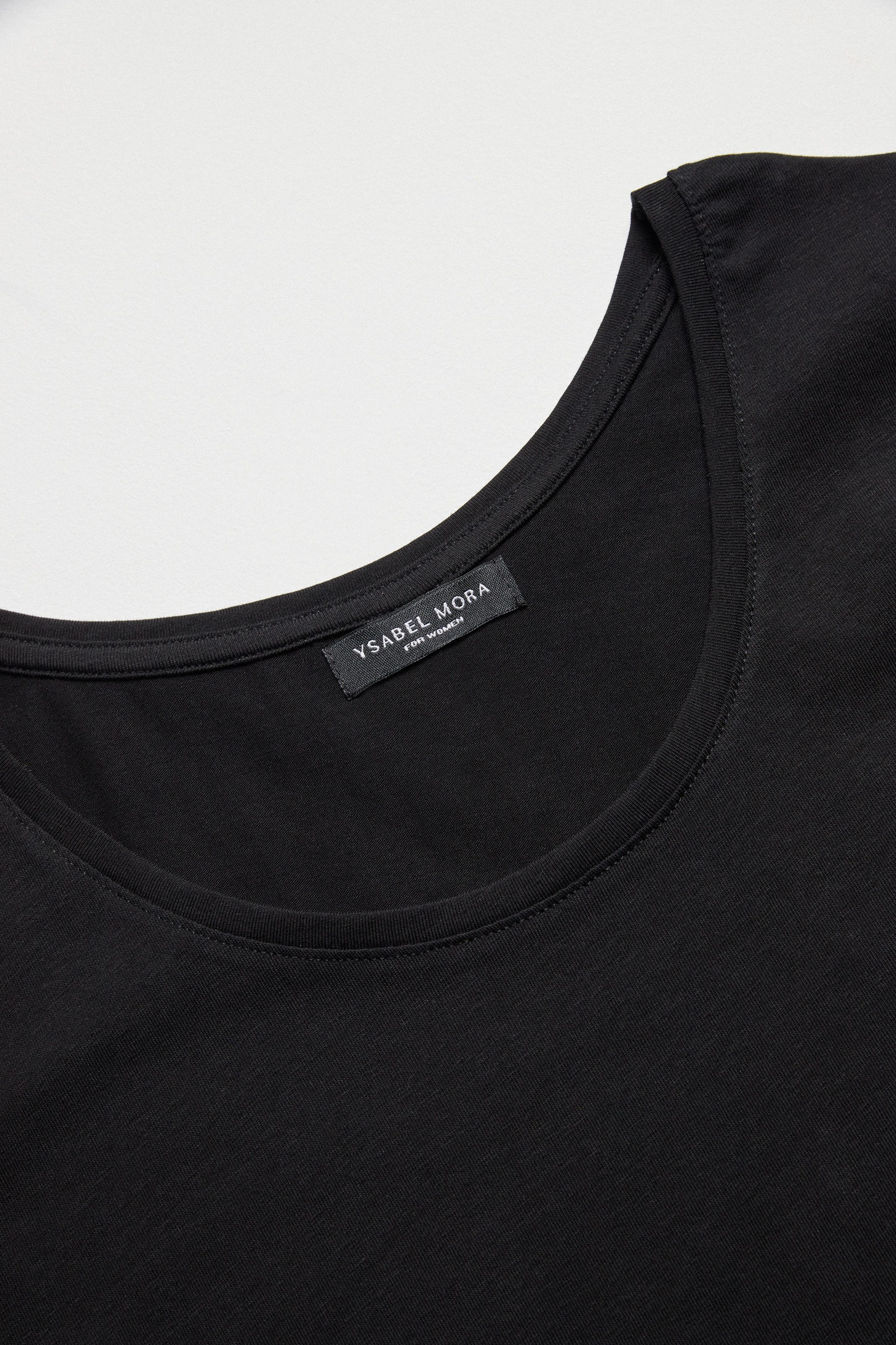 YSABEL MORA Kurzarmshirt (2er Pack) mit Rundhals, elastisch, Baumwollmix, weich, Basic