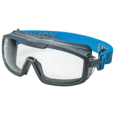 Uvex Arbeitsschutzbrille uvex i-guard+ 9143267 Vollsichtbrille Grau, Blau