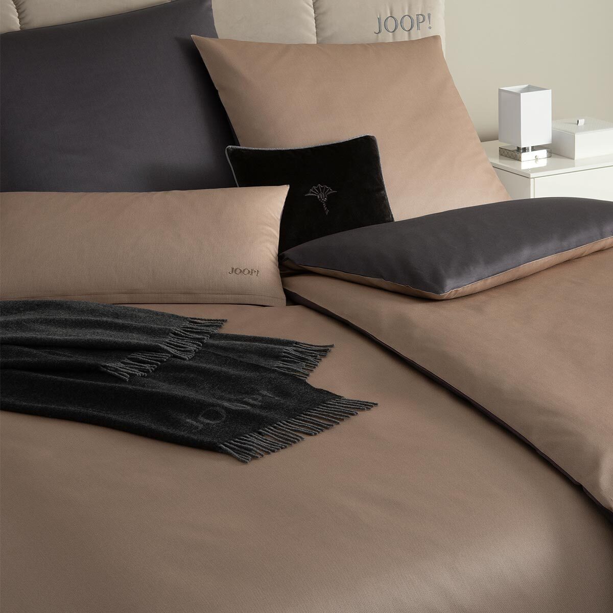 JOOP! Bettwäsche Micro Pattern, Mako Satin, günstig online kaufen