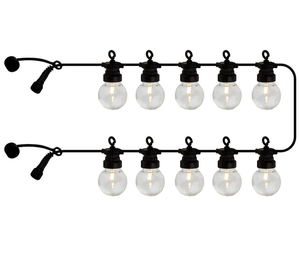 Sirius Home A/S LED-Lichterkette Lucas Biergartenlichterkette, 10-flammig, fernbedienbar