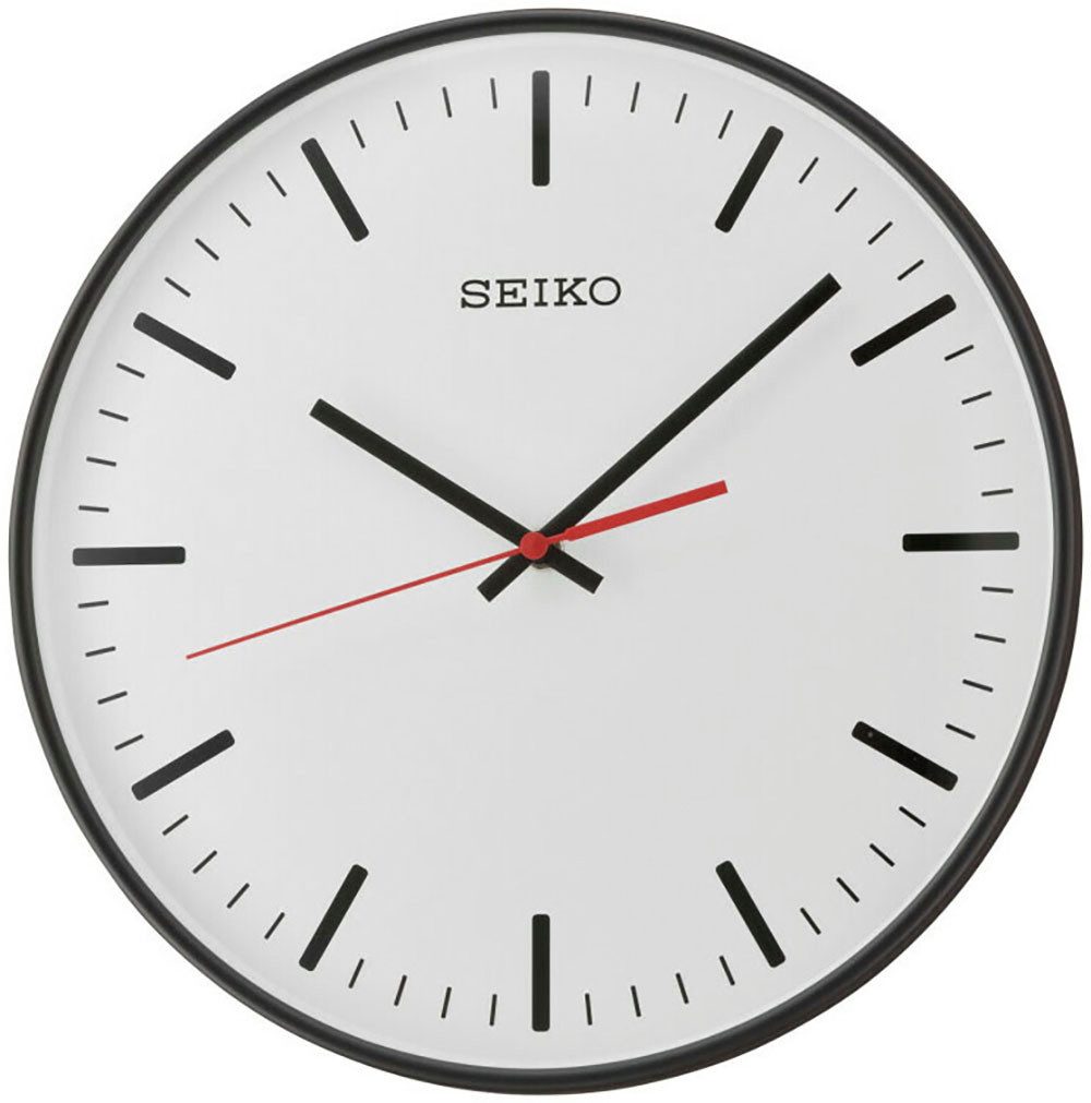Seiko Wanduhr (Quarzuhr, Wohnzimmer, Esszimmer, Arbeitszimmer, Küche)