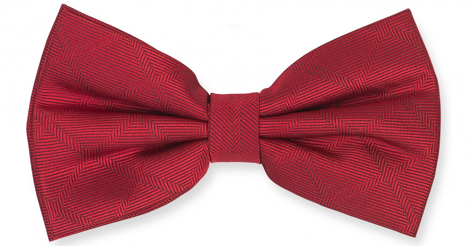 Fabio Farini Fliege Herren Fliegen Farbton Rot - Männer Querbinder Vorgebun günstig online kaufen