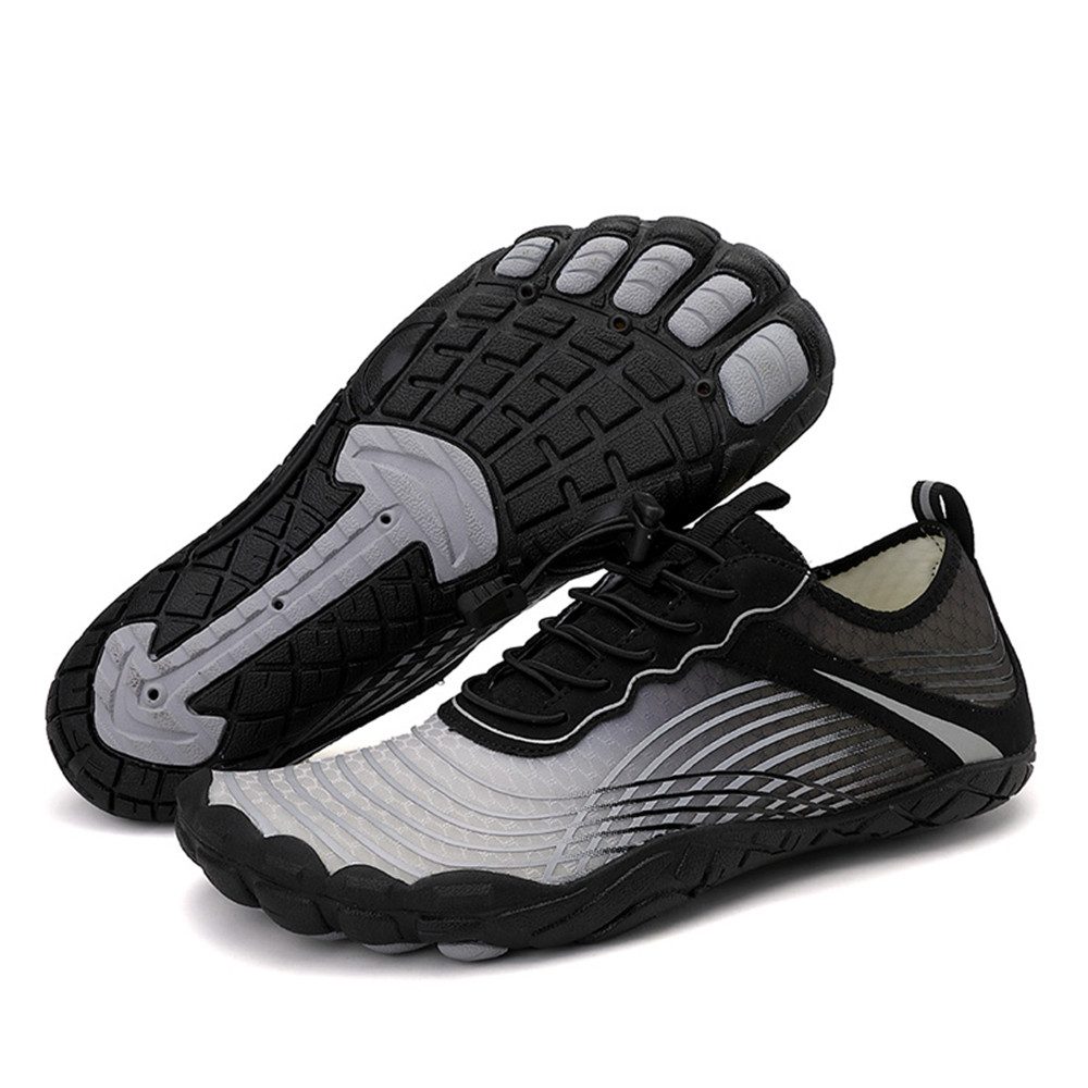 HUSK'SWARE Barfußschuh (VerschleiBfeste Sohle, gute Traktion) Hohe Atmungsaktivität, komfortable weite Socken-Schuhe