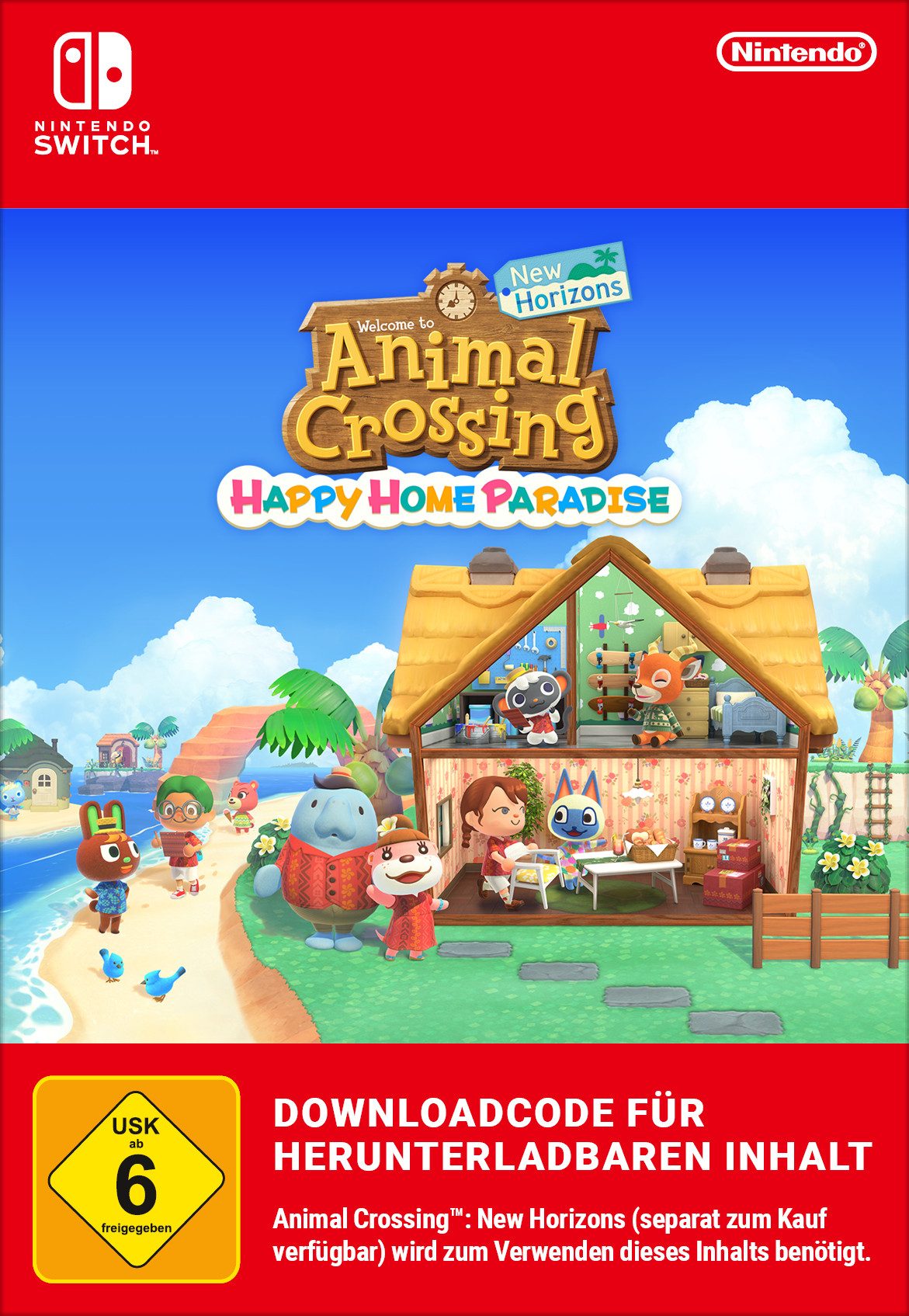 Animal Crossing: Happy Home Paradise (Download-Code), Nintendo Switch