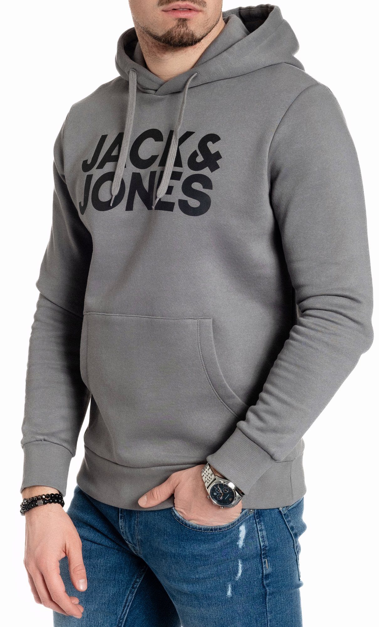 Sedona-Black mit Kängurutasche & Kapuzensweatshirt Jones Jack