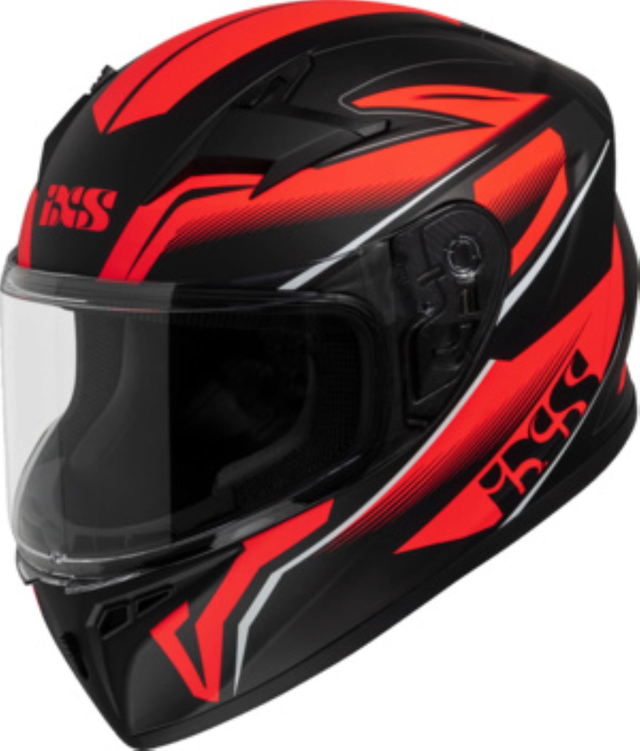 IXS Motorradhelm IXS 136 2.0 Kids schwarz matt-rot