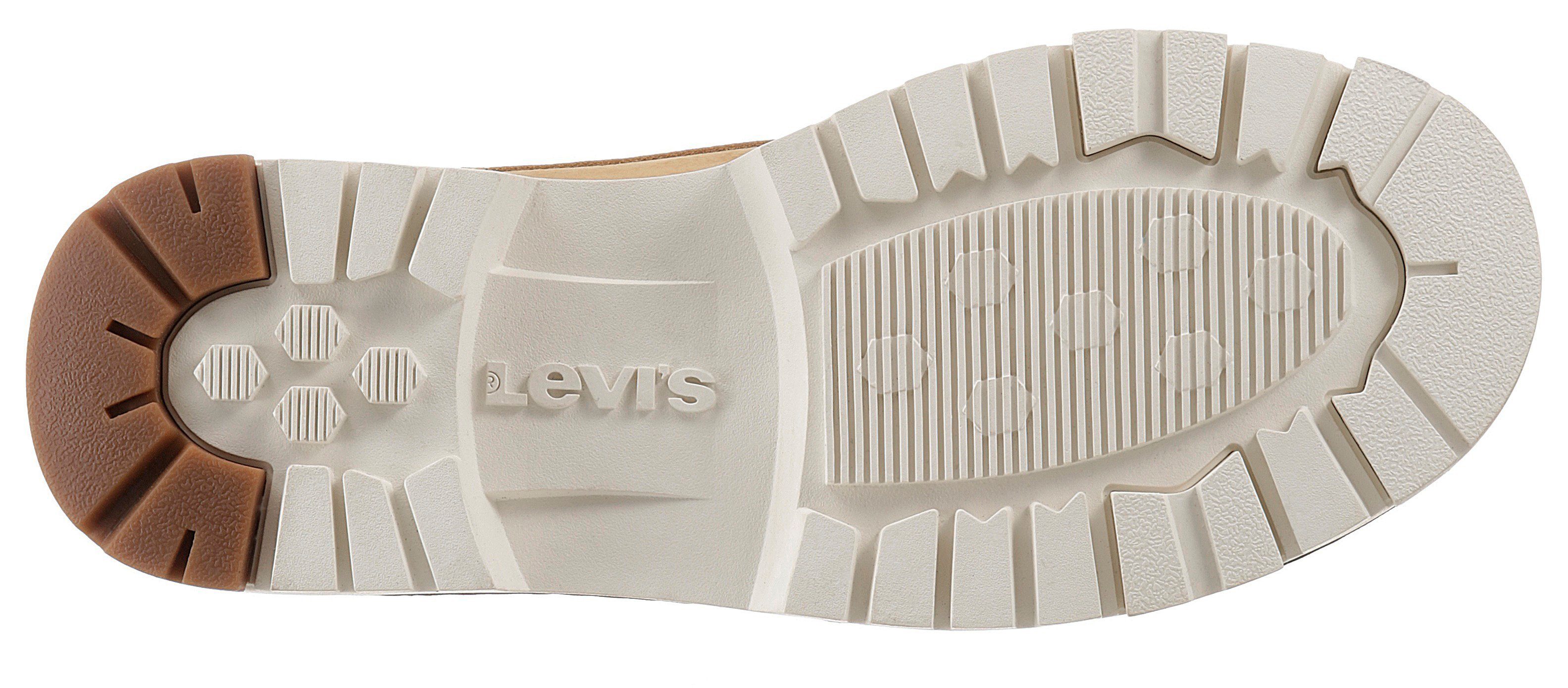Levi's® SOLVI ANKLE Schnürboots Logo mit camelfarben