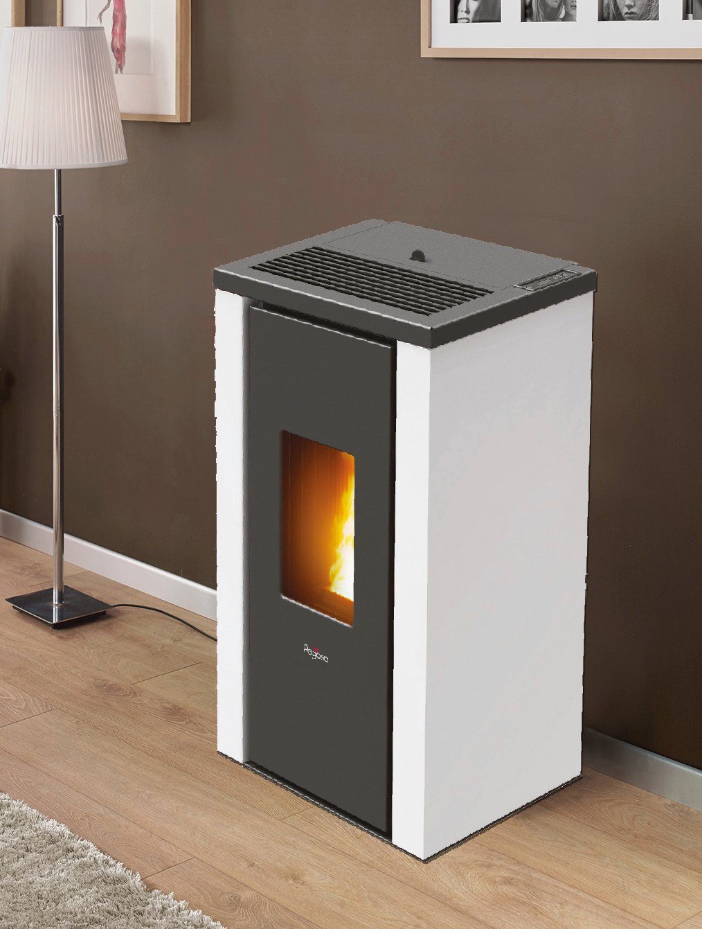 Pegaso Pelletofen VERA, 7 kW, Zeitbrand, Stahl günstig online kaufen