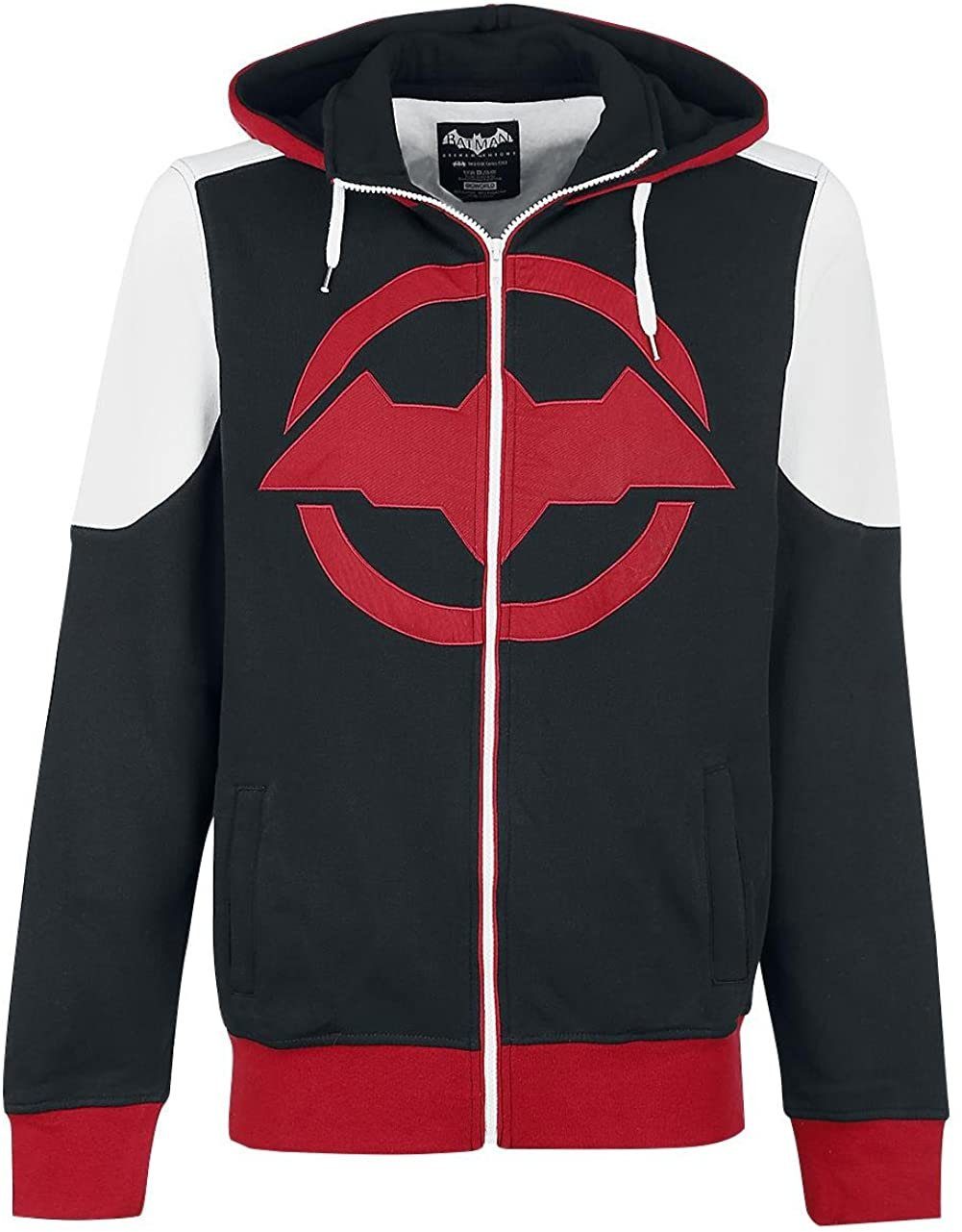 Batman Kapuzensweatjacke Batman Herren Kapuzenpullover DC günstig online kaufen