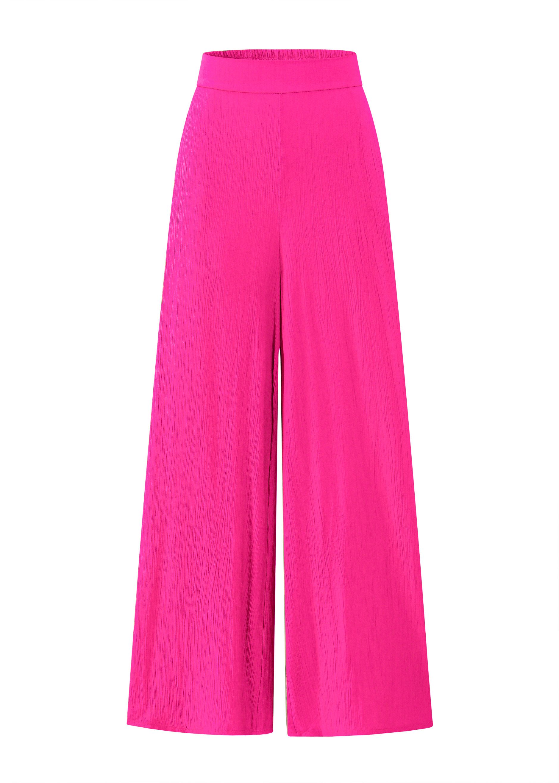 SASSYCLASSY Stoffhose Lässige Hose Damen in Crincle-Optik Stoffhose mit Gum günstig online kaufen