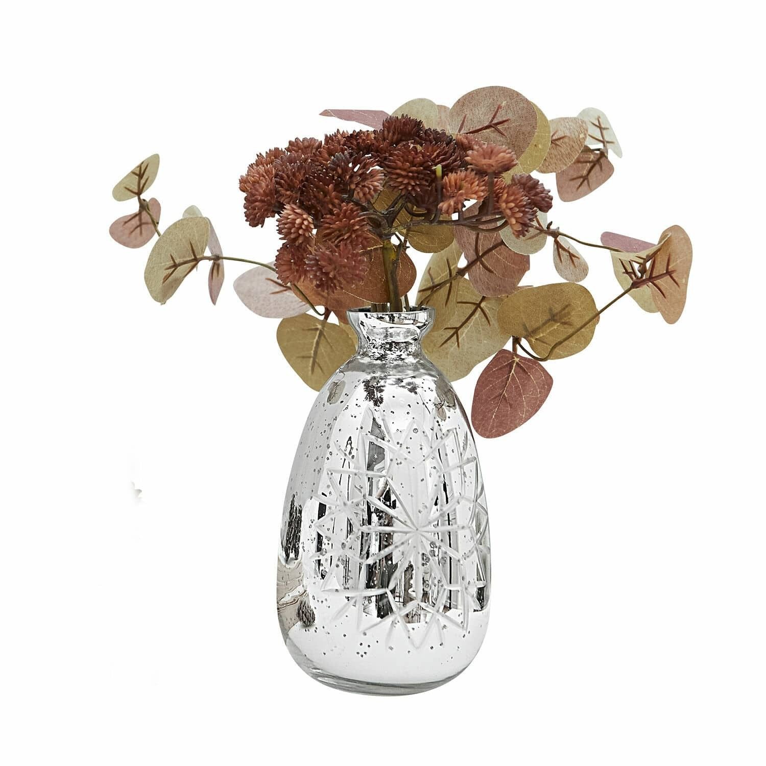 Mirabeau Weihnachtsfigur Vase Zorelie antiksilber (kein Set, kein Set), none