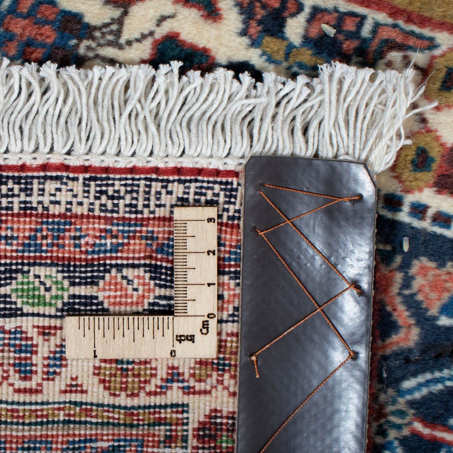 Wollteppich Rafsanjan Medaillon morgenland, Höhe: mm, cm, Handgeknüpft Beige x 10 rechteckig, 98 140