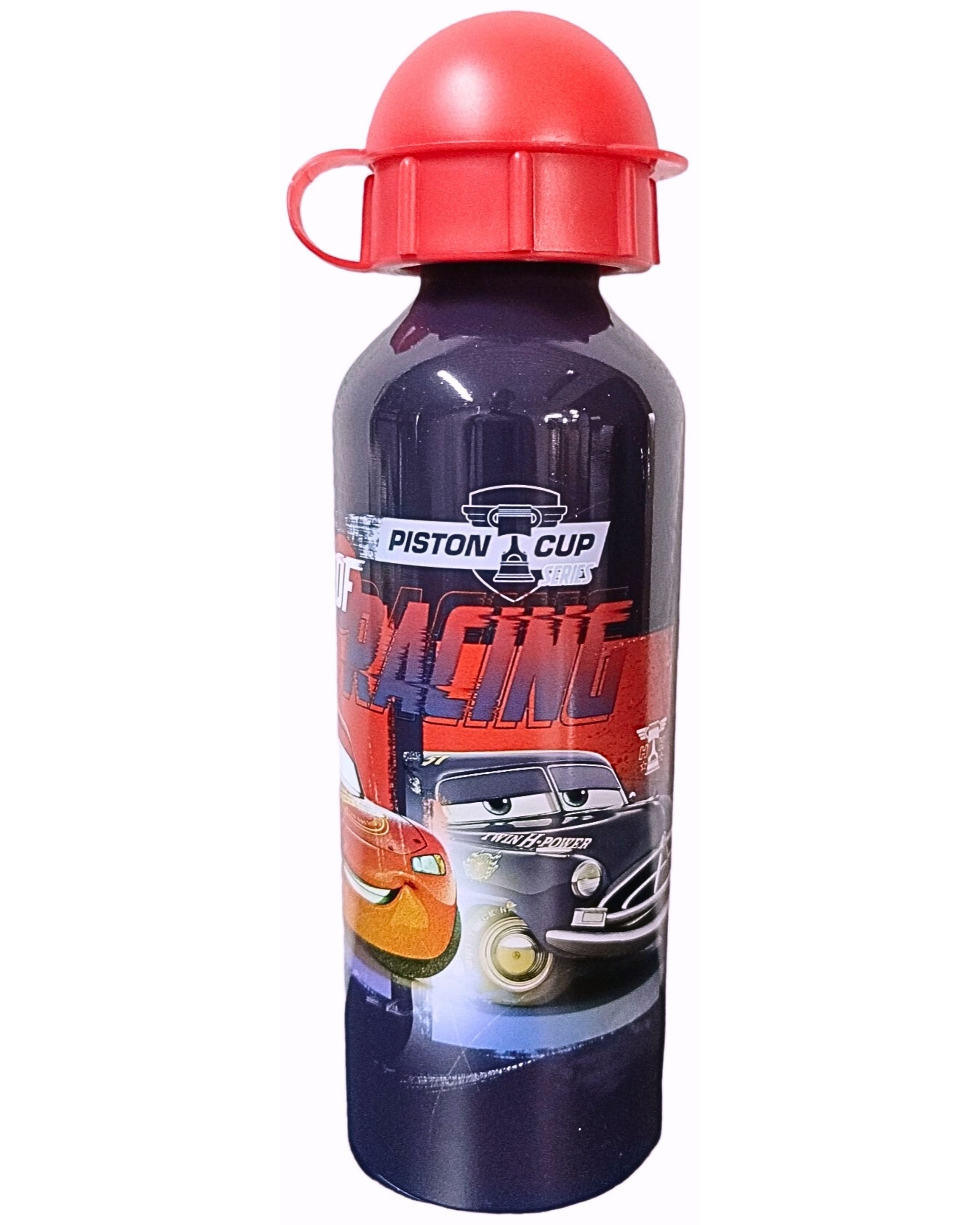 Disney Cars Trinkflasche Legends of Racing, Kinder Sport-Aluminiumflasche 520 ml BPA frei