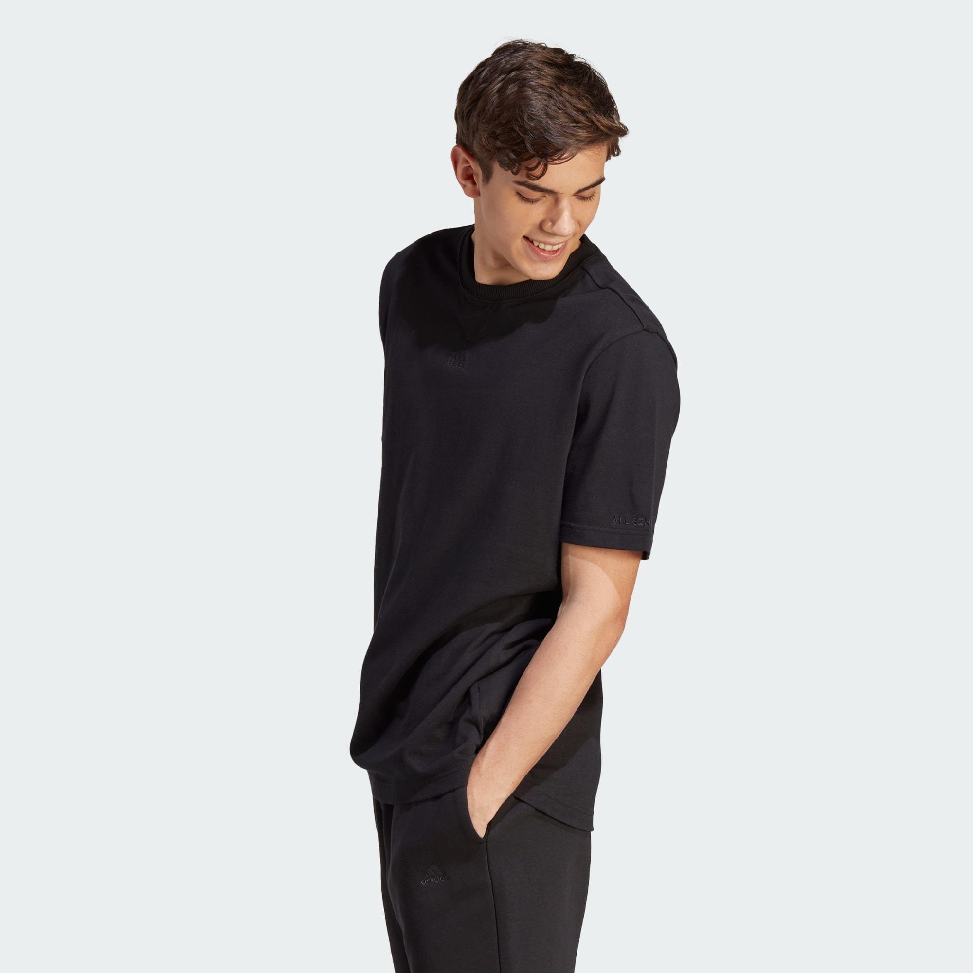 T-SHIRT ALL T-Shirt Black adidas SZN Sportswear GARMENT-WASH