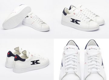 Kiton KITON Top-Stitched K Logo Ciro Paone Sneakers Runners Schuhe Shoes Tra Sneaker