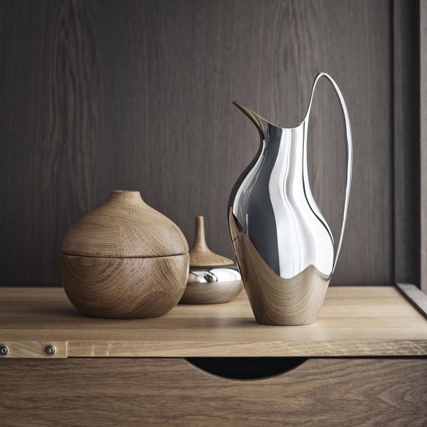Georg Jensen Aufbewahrungsdose Henning Koppel Bonbonniere Onion