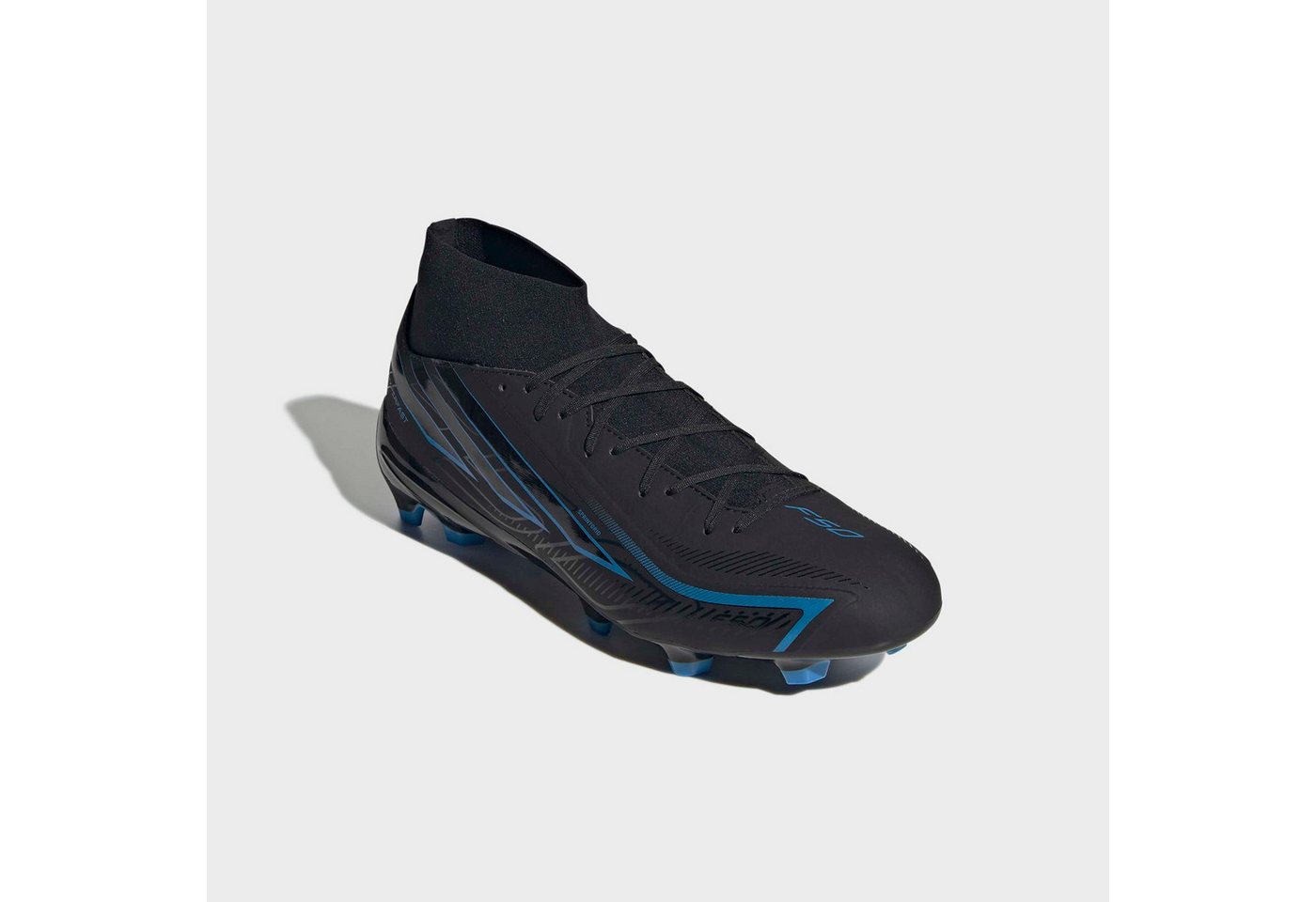 adidas Performance F50 HYPERFAST LEAGUE, MITTELHOCH, FESTE BÖDEN Fußballschuh für Rasen und feste Böden, gespielt bei der Weltmeisterschaft 2026
