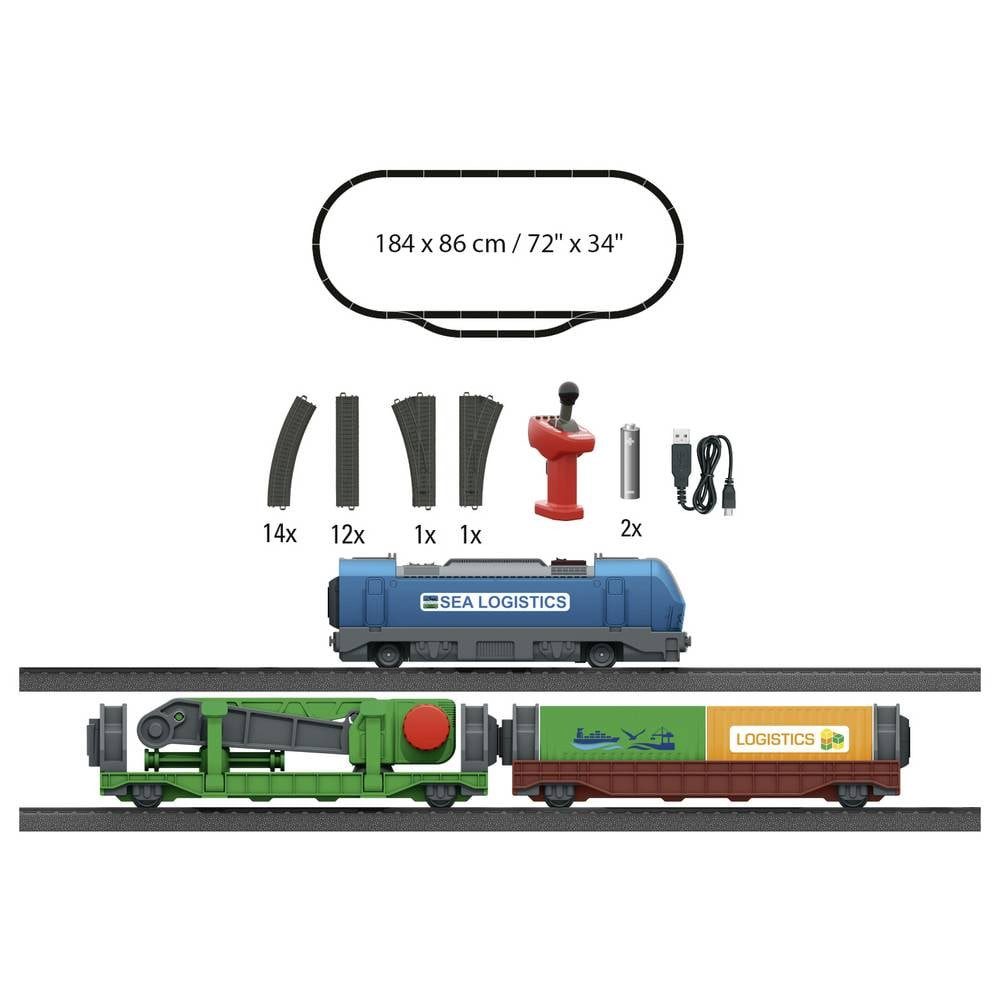 Märklin Spielzeug-Eisenbahn H0 Startpackung Containerlogistik 29349 günstig online kaufen