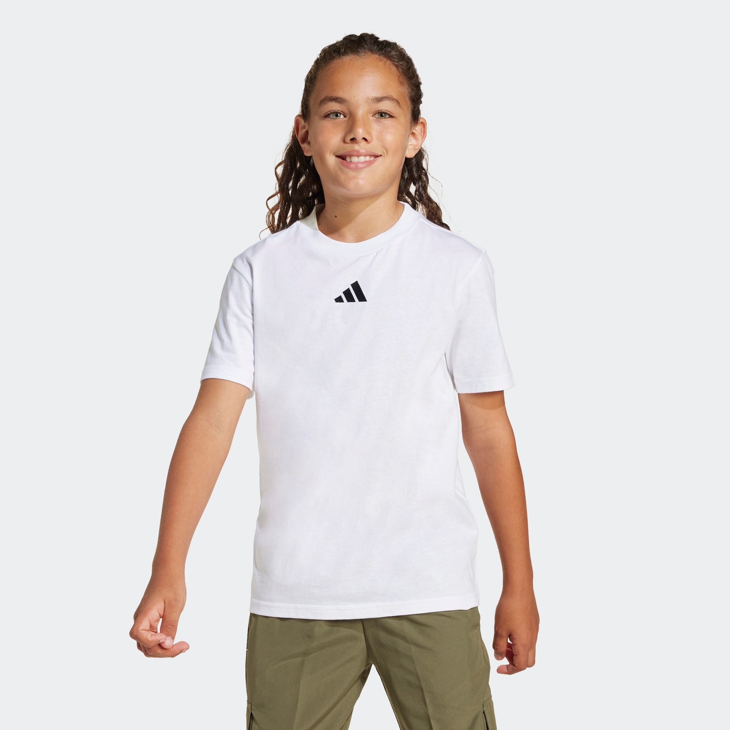 adidas Sportswear T-Shirt J SL TEE 160 für Kinder, mit Rundhalsausschnitt, ohne Verschluss
