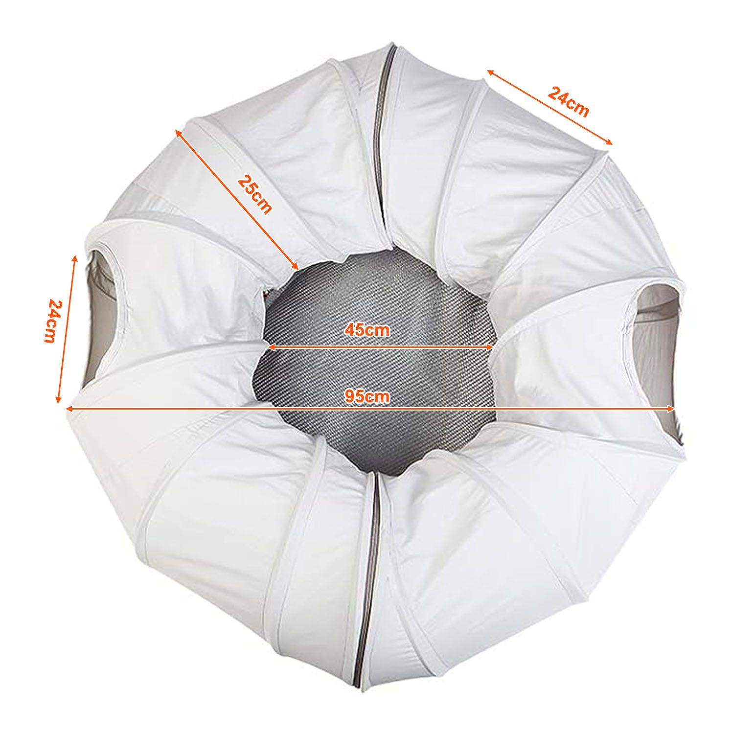 SURFOU Agility-Tunnel Katzentunnel Rund Donut Bett günstig online kaufen