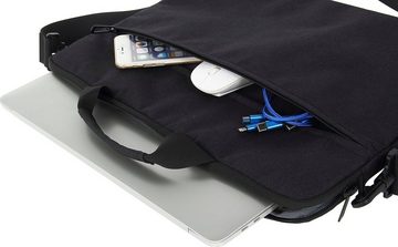 Hanseatic Laptoptasche Laptop Tasche für Notebooks bis 15,6 Zoll, Business Computertasche, Umhängetasche, Schultertasche, Notebooktasche