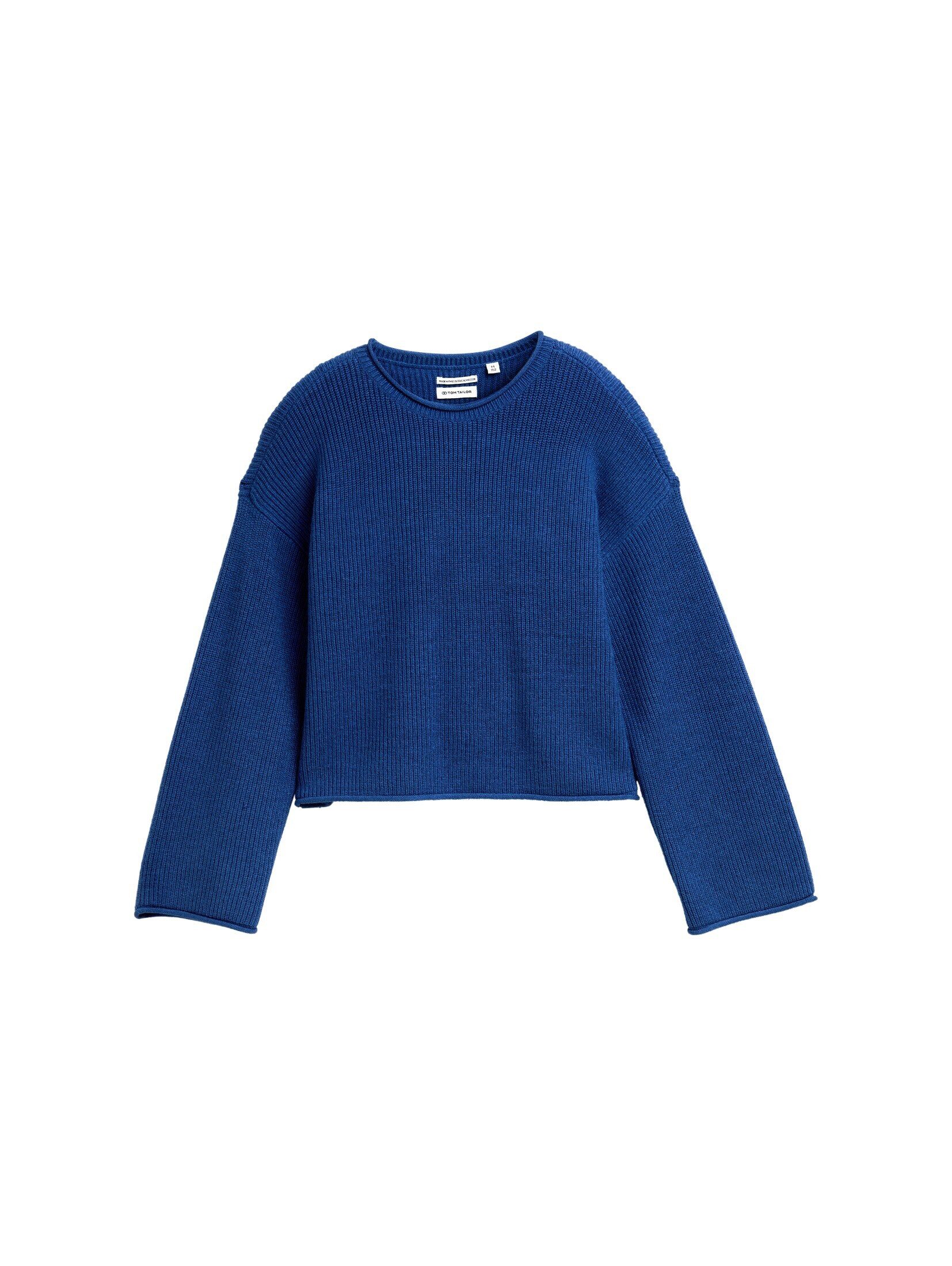 TOM TAILOR Strickpullover Cropped Strickpullover Cropped günstig online kaufen