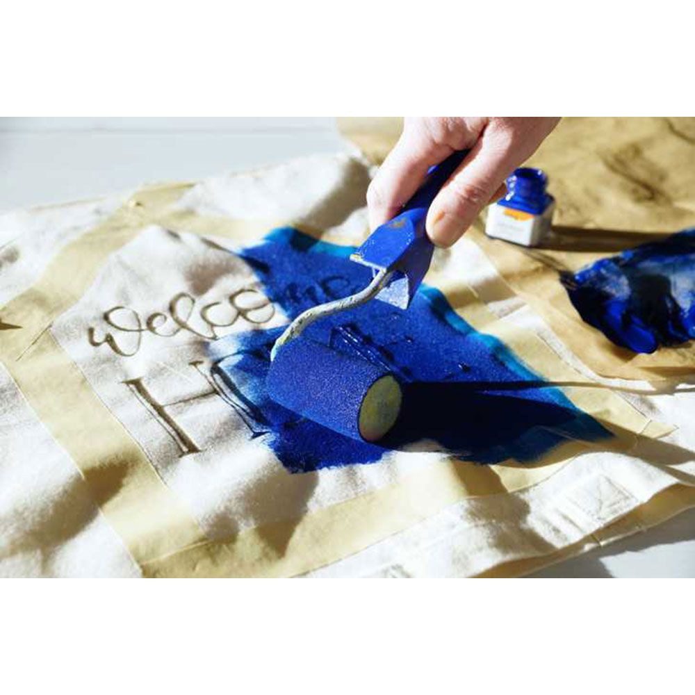 C. KREUL Stoffmalfarbe KREUL Stoffmalfarbe JAVANA schwarz 50ml Glas