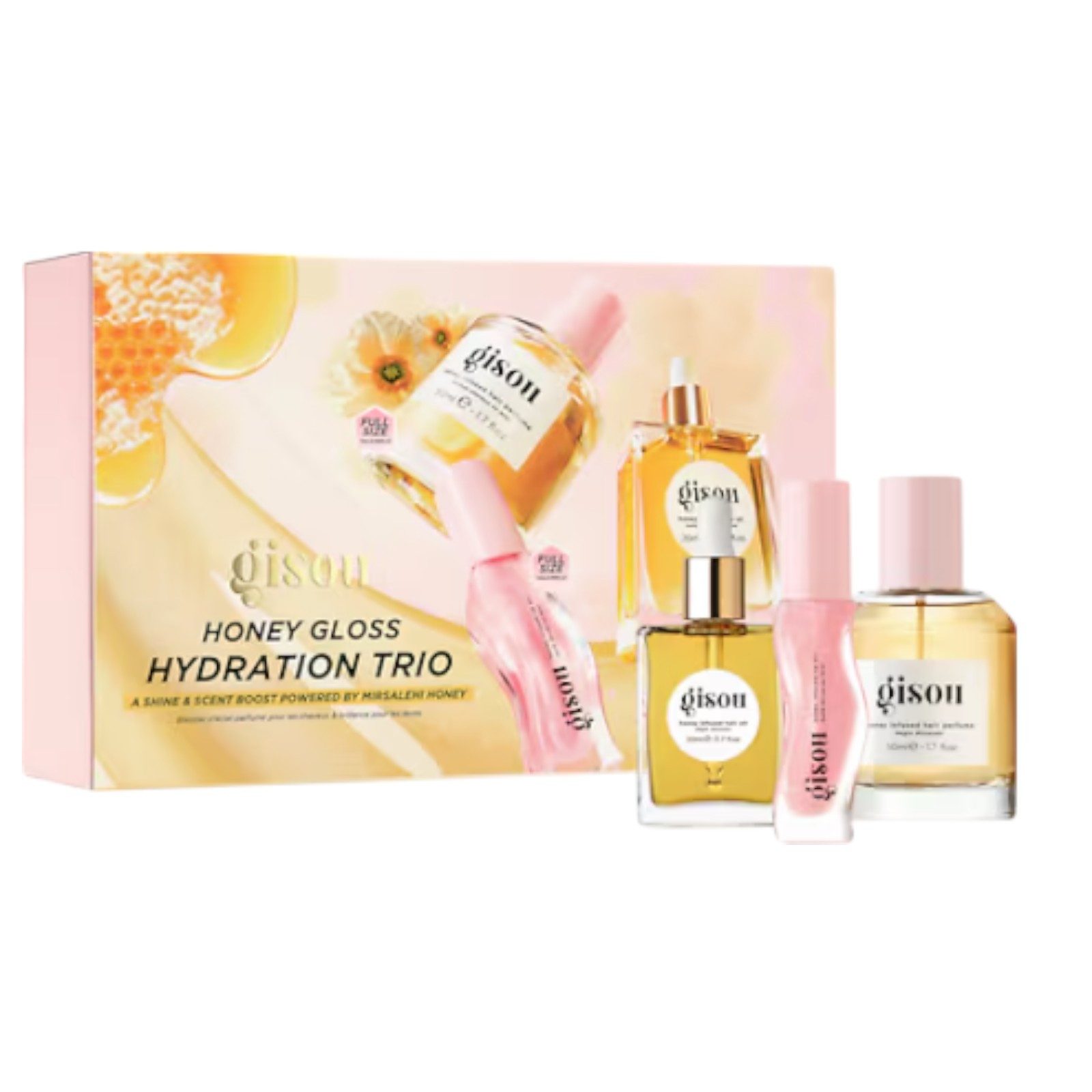 GISOU Догляд за волоссям-Set Honey Gloss Hydration Trio - Bestseller-Set, 3-tlg., 3-teilig