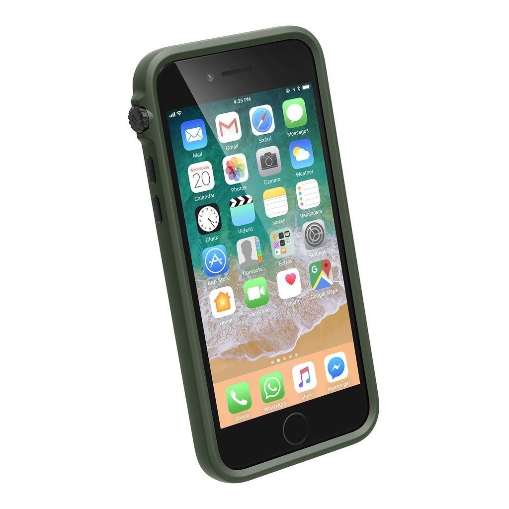 Catalyst Smartphone-Hülle Total Protection Waterproof Case, für iPhone 7, Schwarz/Militärgrün