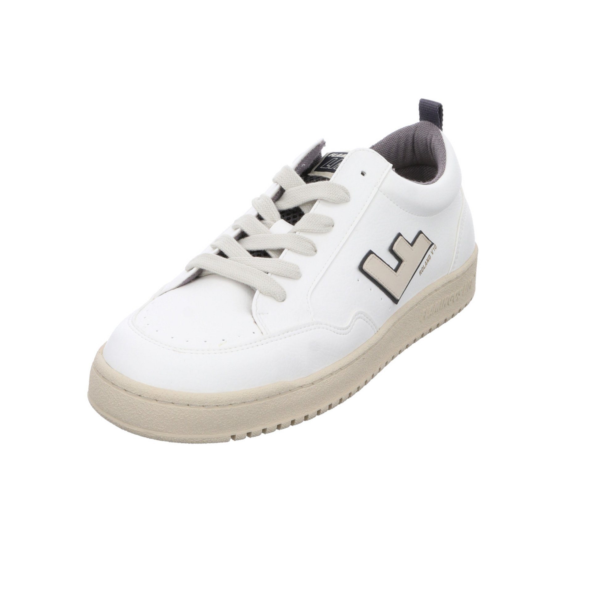 Flamingos' Life Herren Sneaker Schuhe Roland V.10 Sneaker Sneaker Synthetikkombination weiss taupe/schlamm