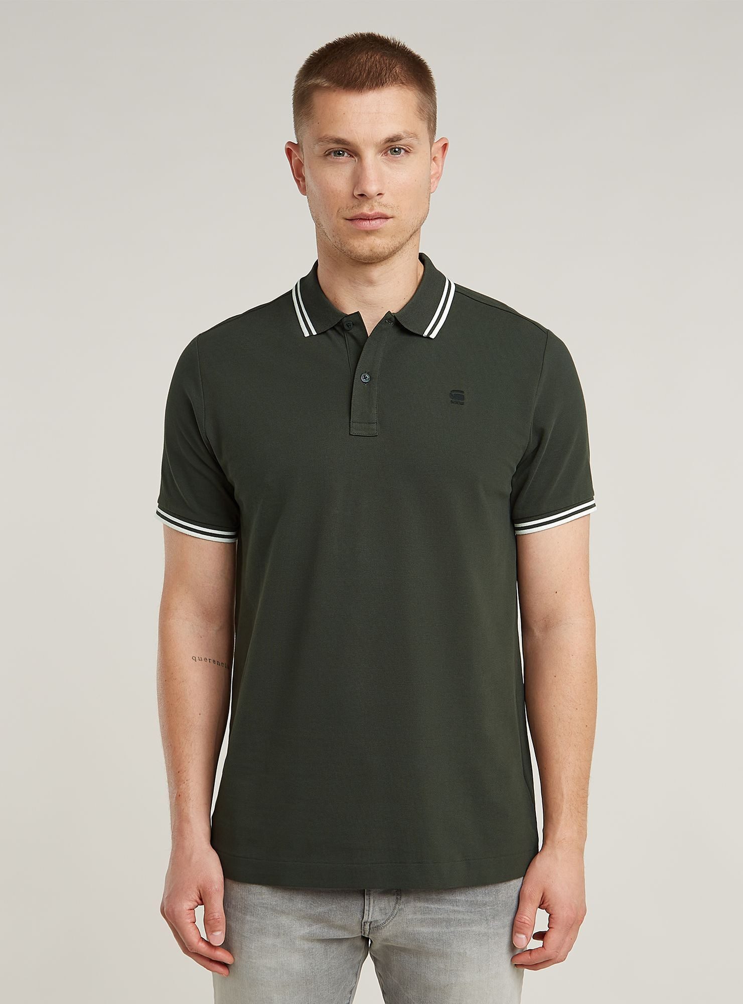 Poloshirt Dunda Slim Stripe Poloshirt