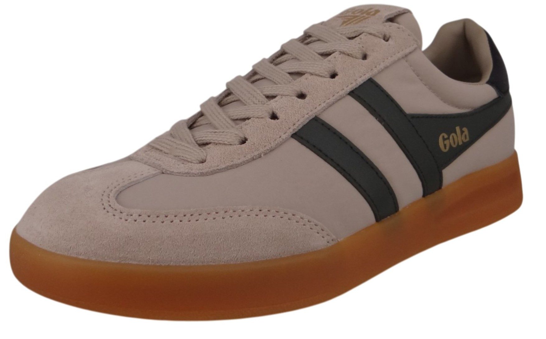Gola CMB871 CN Bone/Dark Khaki/Black Gum Sneaker