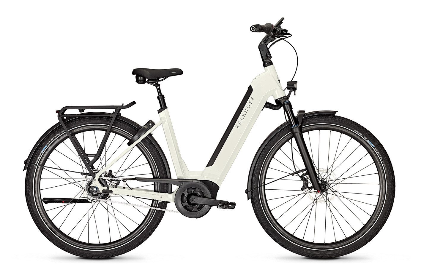 Kalkhoff E-Bike Kalkhoff Image 5.B Move+ RT 625 Wh Damen weiß 2025, 5 Gang, Nabenschaltung, Bosch Performance Line smart System, 625 Wh