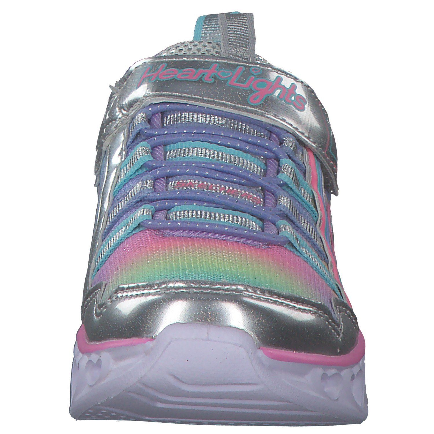 302308L Rainbow Skechers (20202910) Skechers Lux Heart Silber Lights Sneaker