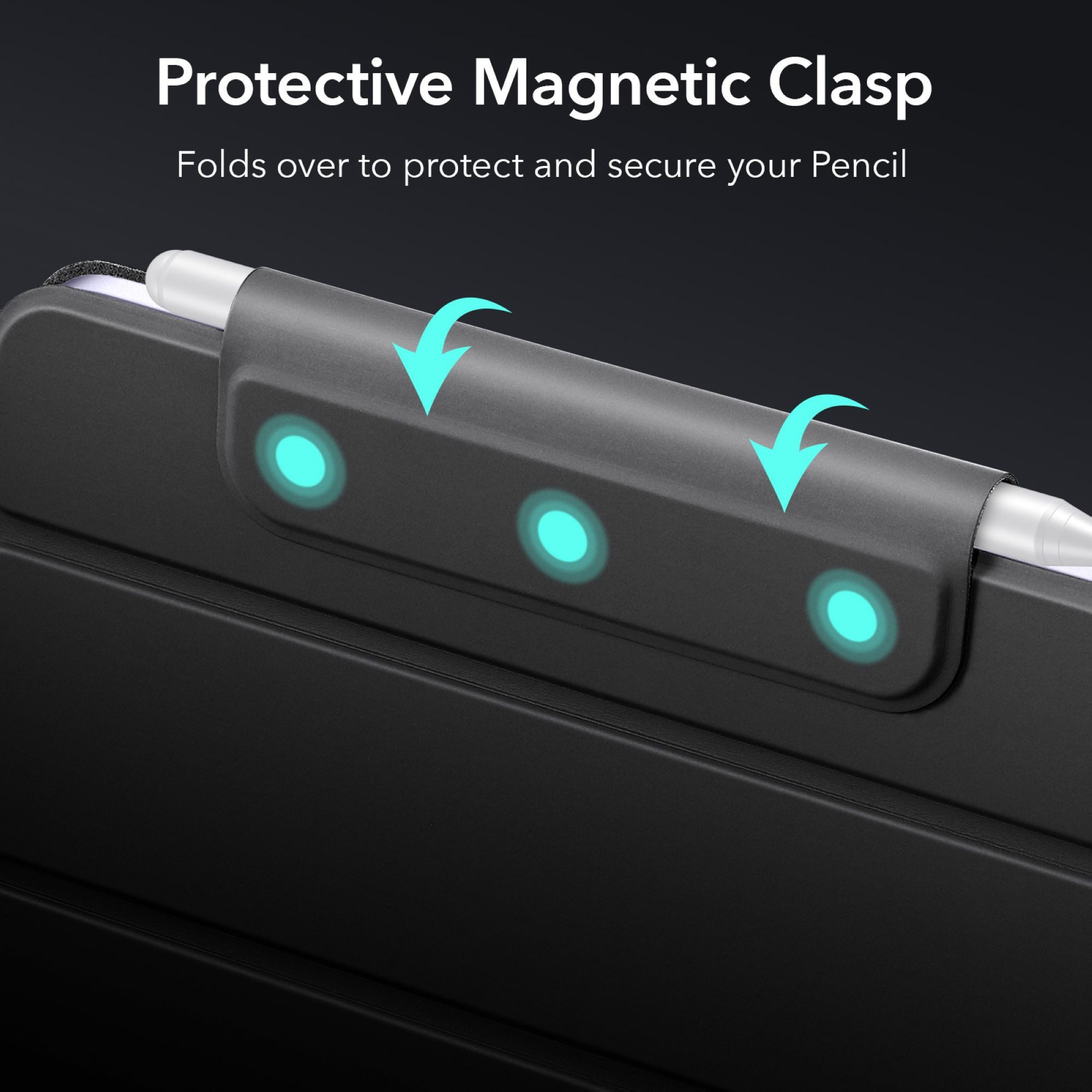 ESR Tablet-Hülle Rebound Magnetic Case für das iPad Mini (2024 & 2021) 8,3", Starker Magnetverschluss, Apple Pencil Support – Bild 4 von 5