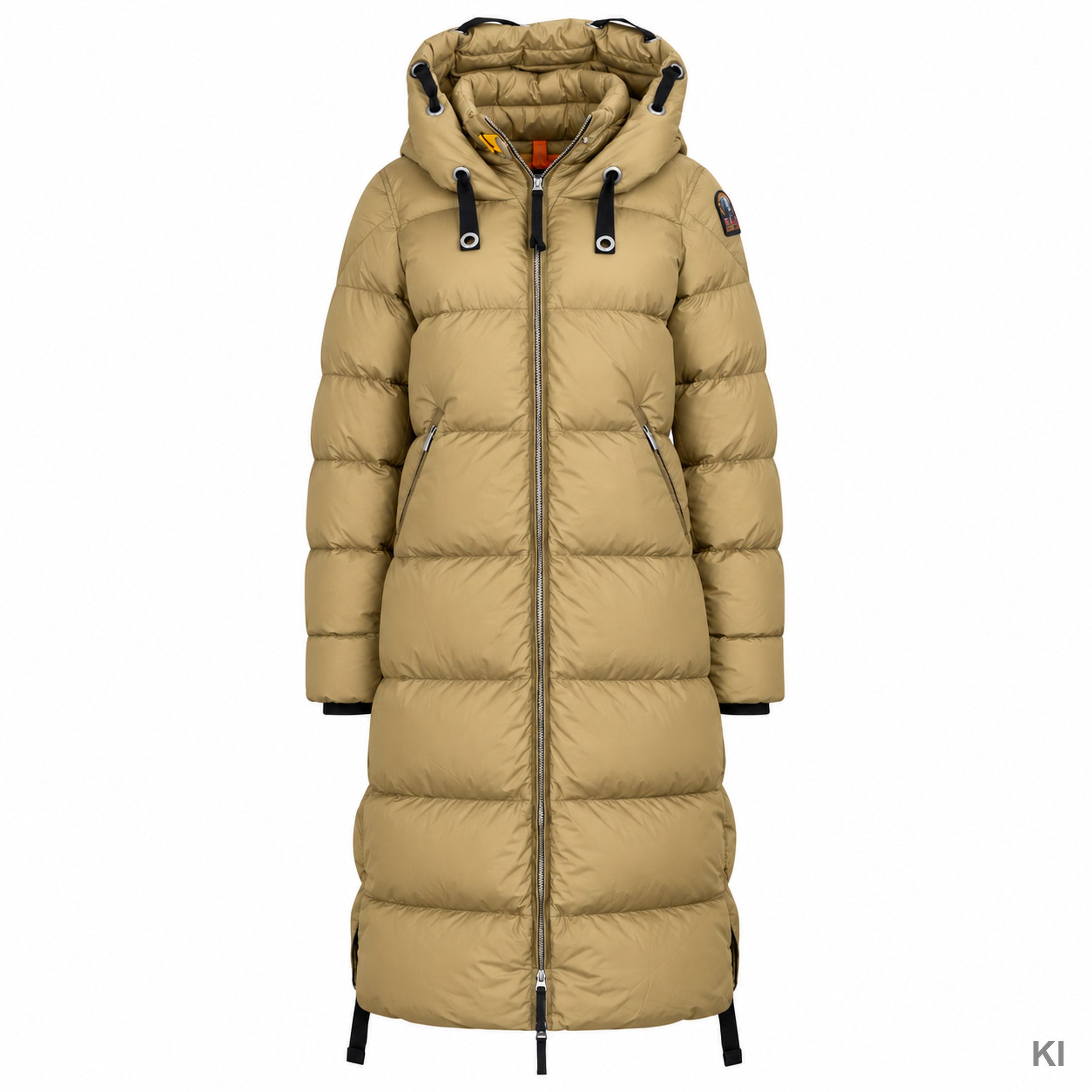 Parajumpers Daunenmantel Parajumpers PJS PANDA - Langer Daunen Mantel Damen Sun Kissed Slim