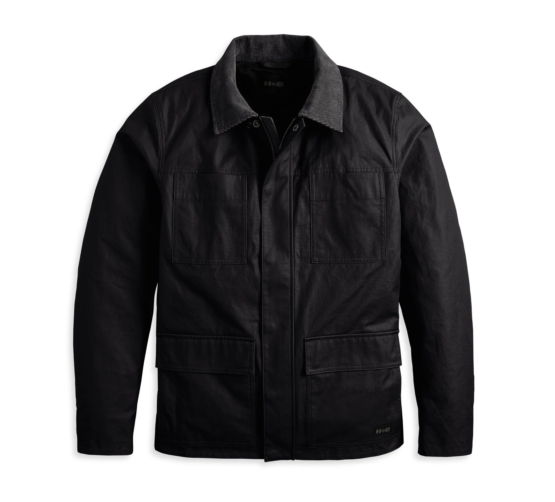 HARLEY-DAVIDSON Motorradjacke ADV Waxed Mesa Herren Freizeitjacke Biker Jacke Winddicht Protektoren verstellbaren Rücken, vorgeformten Ärmeln