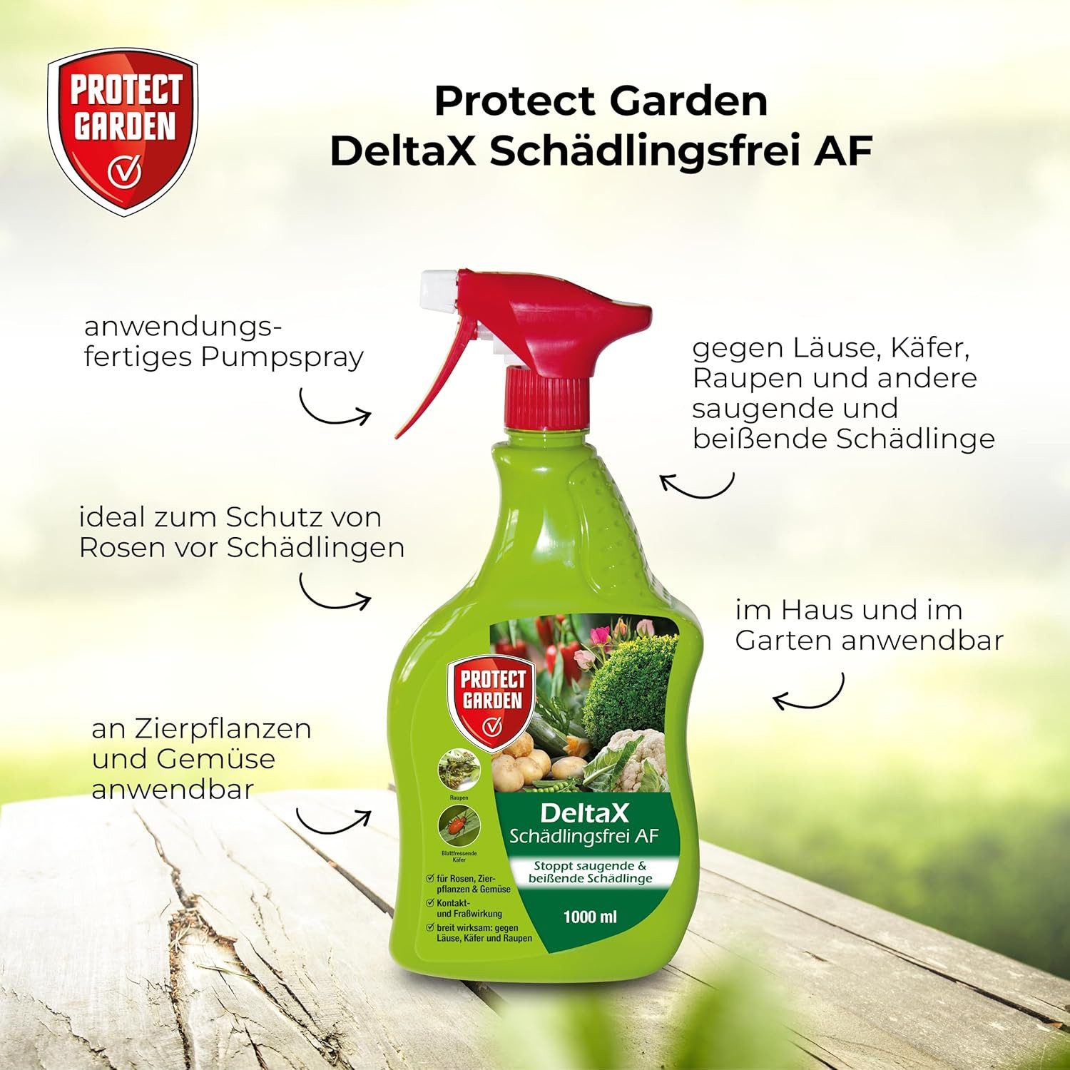 Protect Garden Insektenspray Protect Garden DeltaX Schädlingsfrei AF 1 Liter – Bild 2 von 5