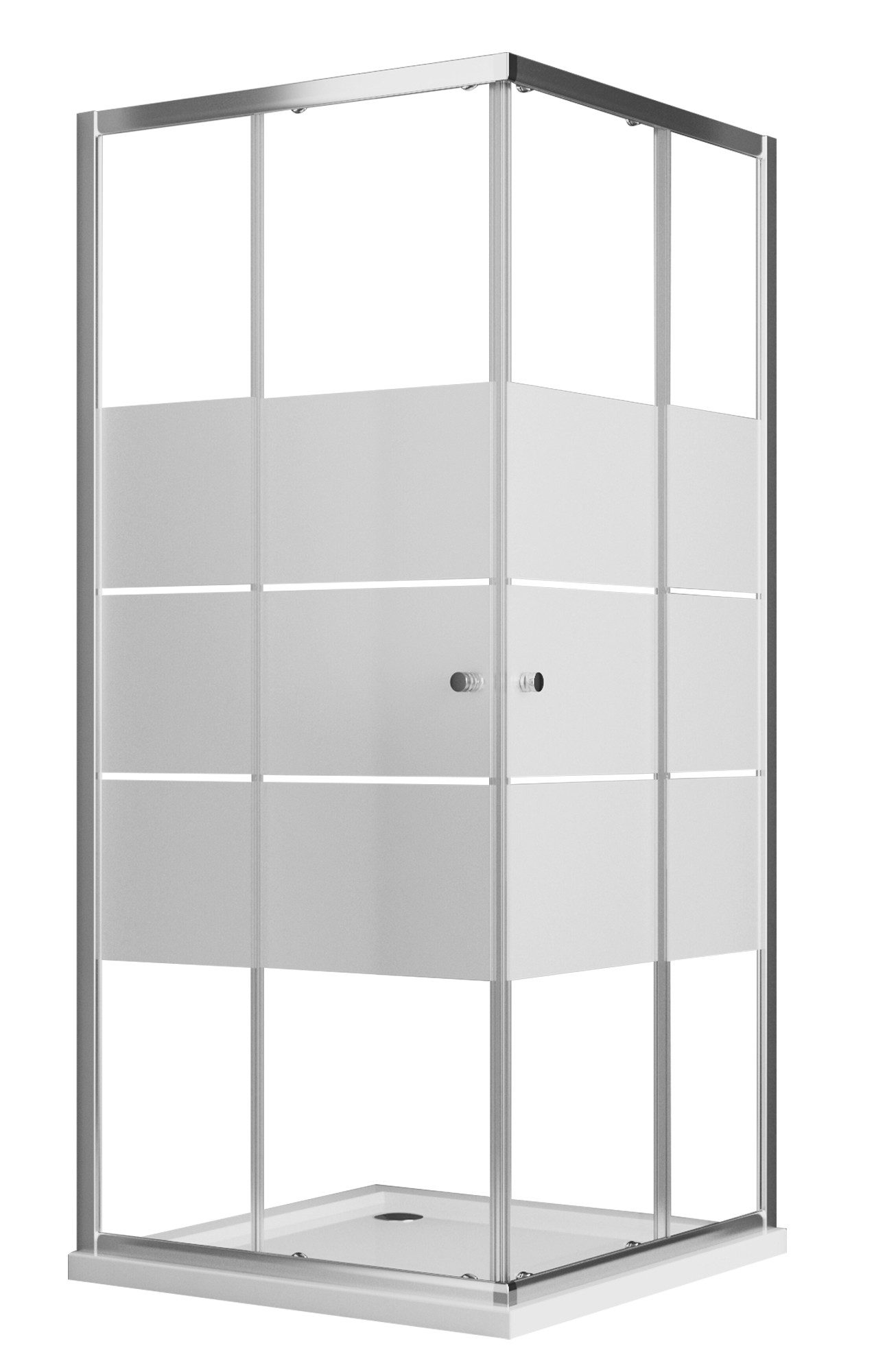 Boromal Eckdusche Duschkabine 80x80 Schiebetür Eckeinstieg günstig online kaufen
