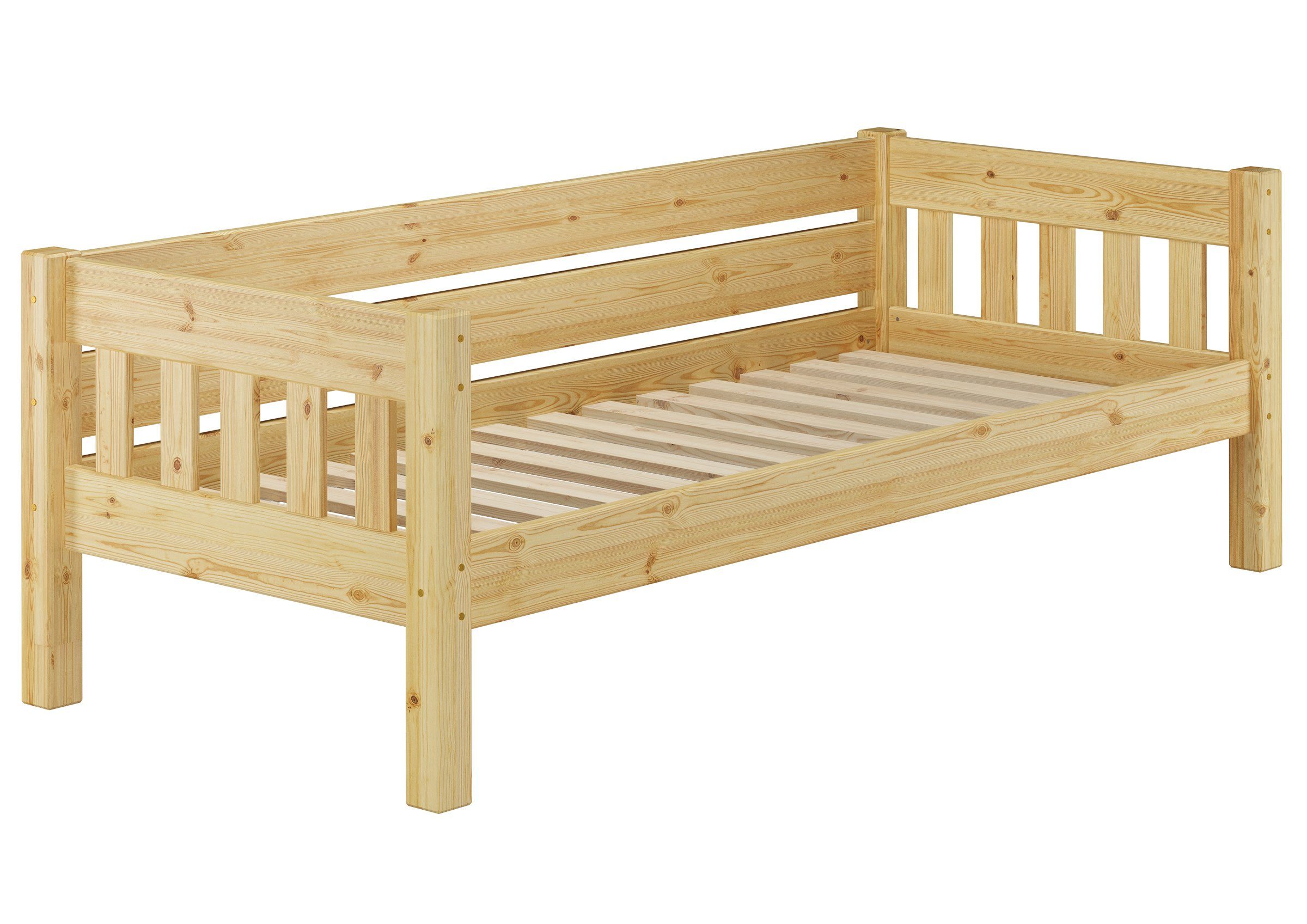 ERST-HOLZ Bett Stabiles Futonbett Kieferbett 90 günstig online kaufen